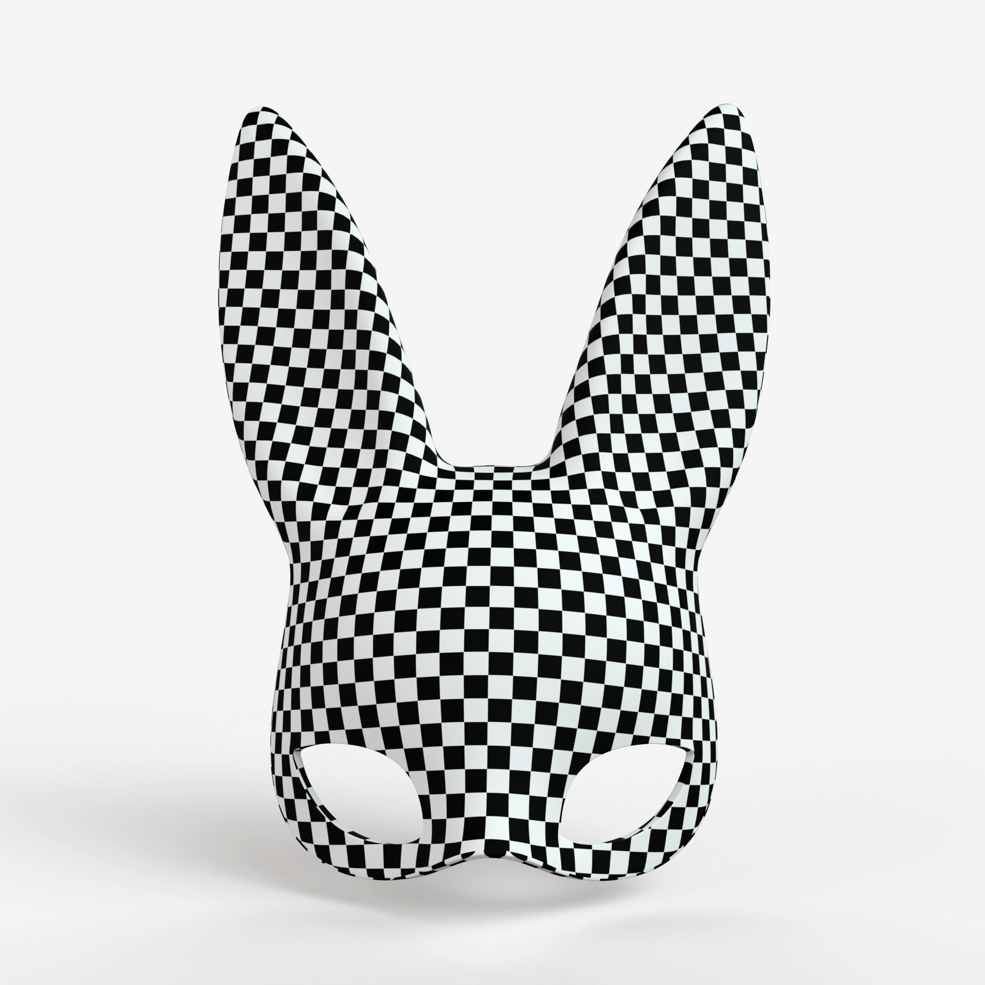 Rabbit Mask 3D model_8