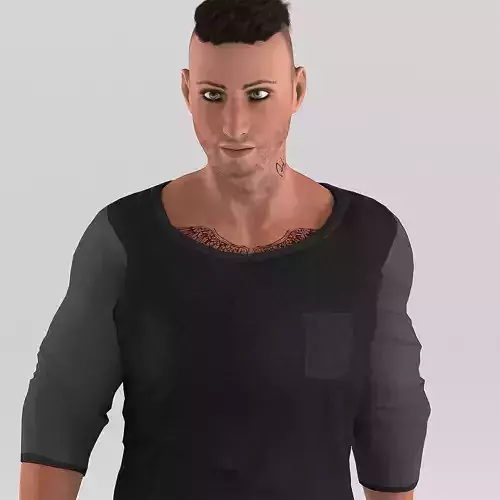 Rigged Male Model NOAH 3D model