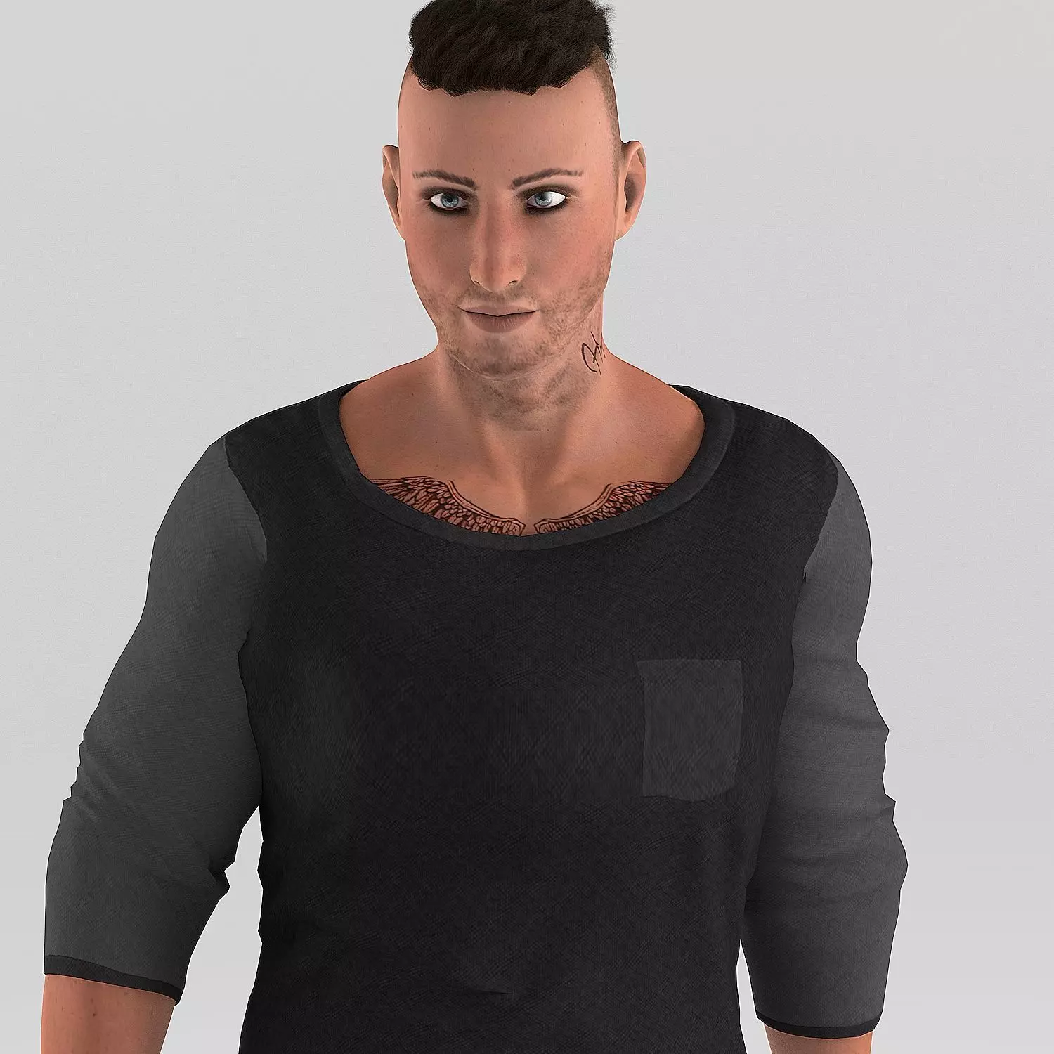 Rigged Male Model NOAH 3D model_0