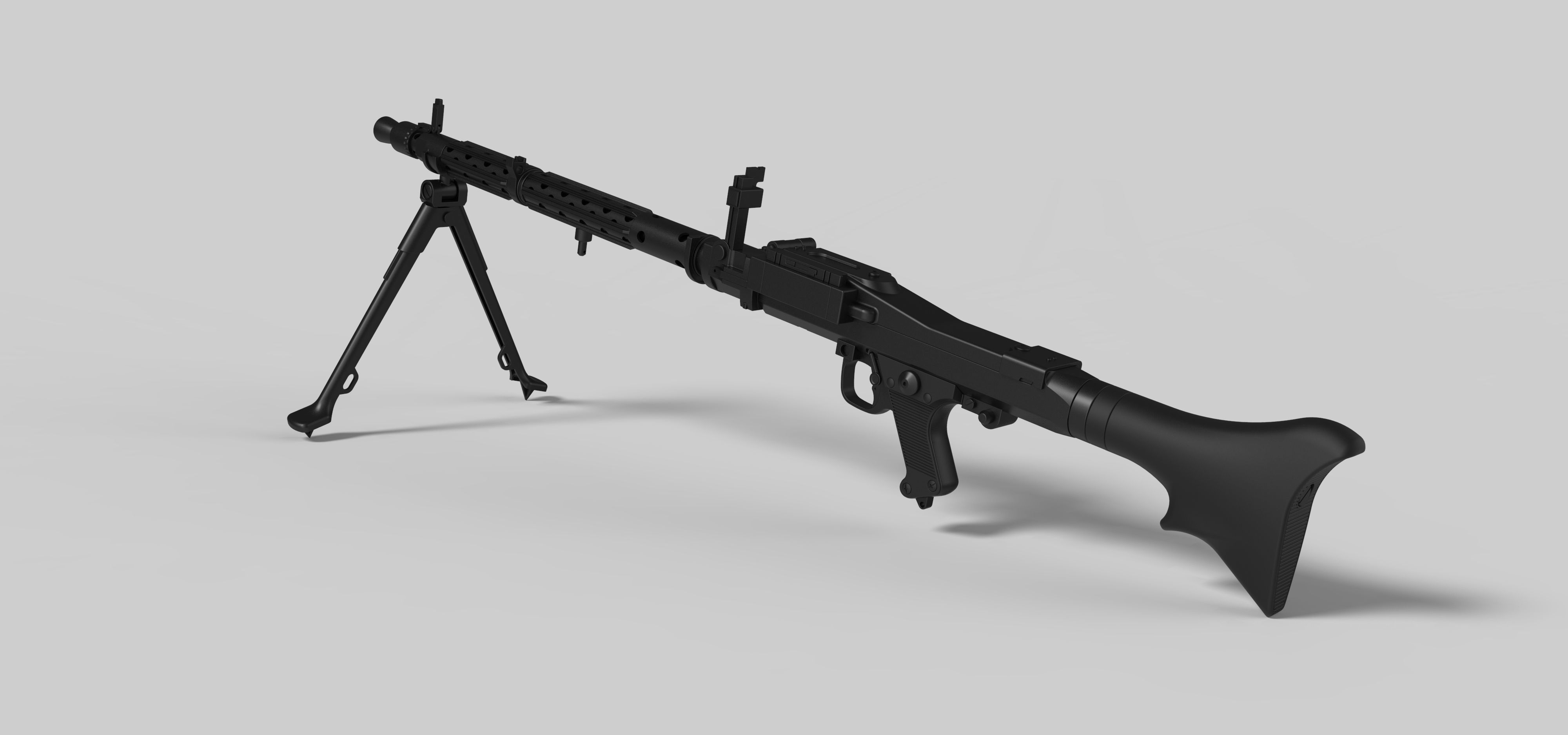 Stormtrooper Heavy Blaster Rifle DLT-19 from Star Wars 3D model_18