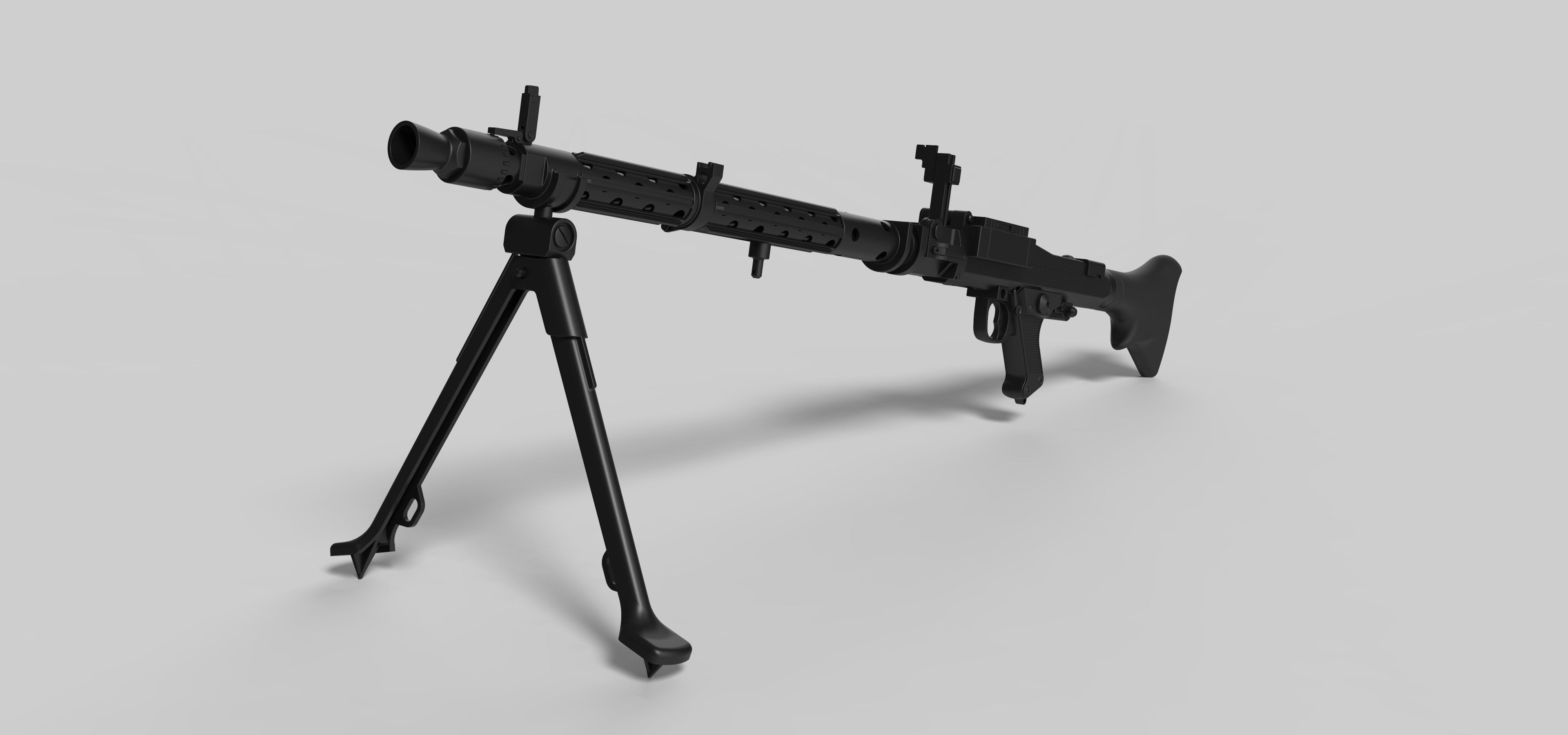 Stormtrooper Heavy Blaster Rifle DLT-19 from Star Wars 3D model_7