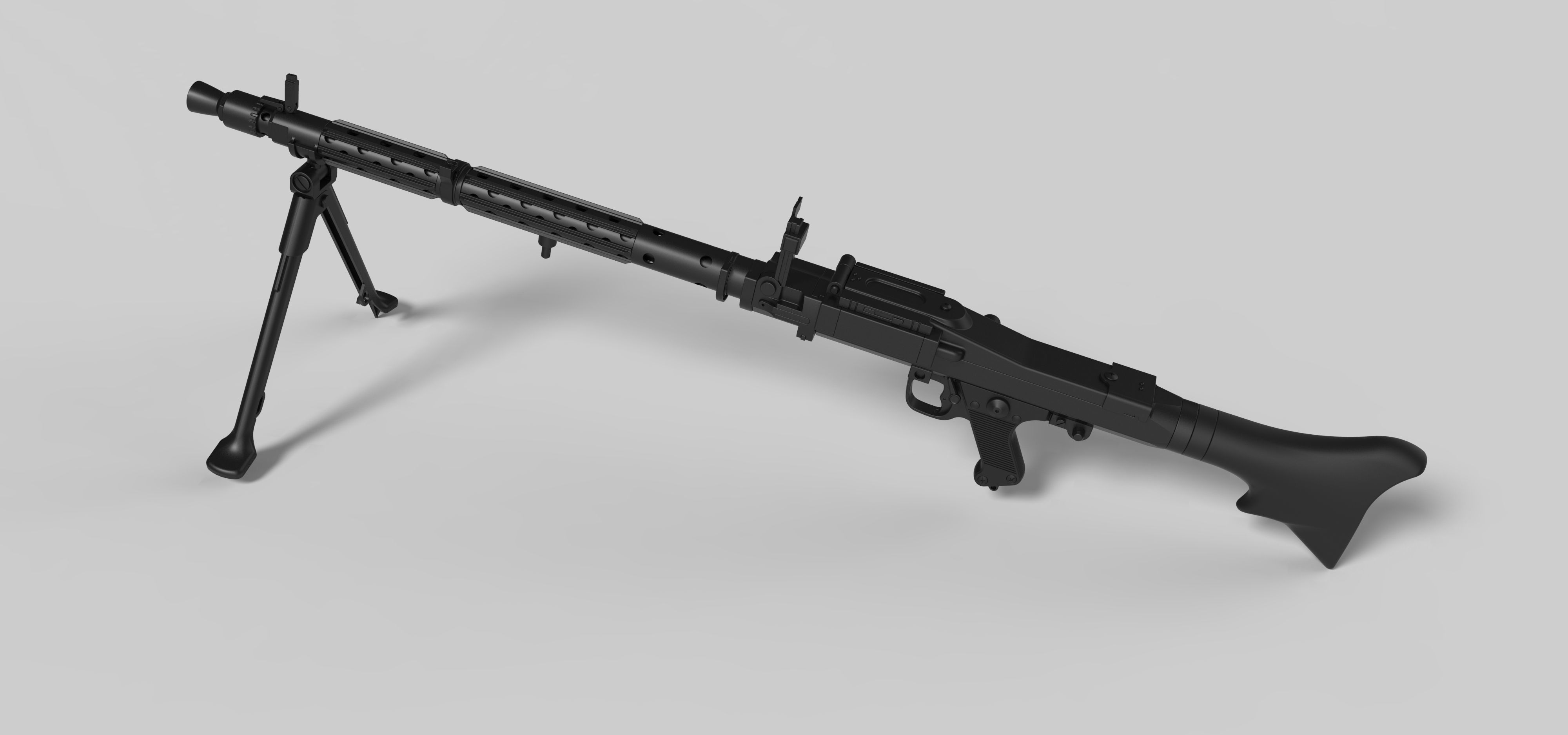 Stormtrooper Heavy Blaster Rifle DLT-19 from Star Wars 3D model_16