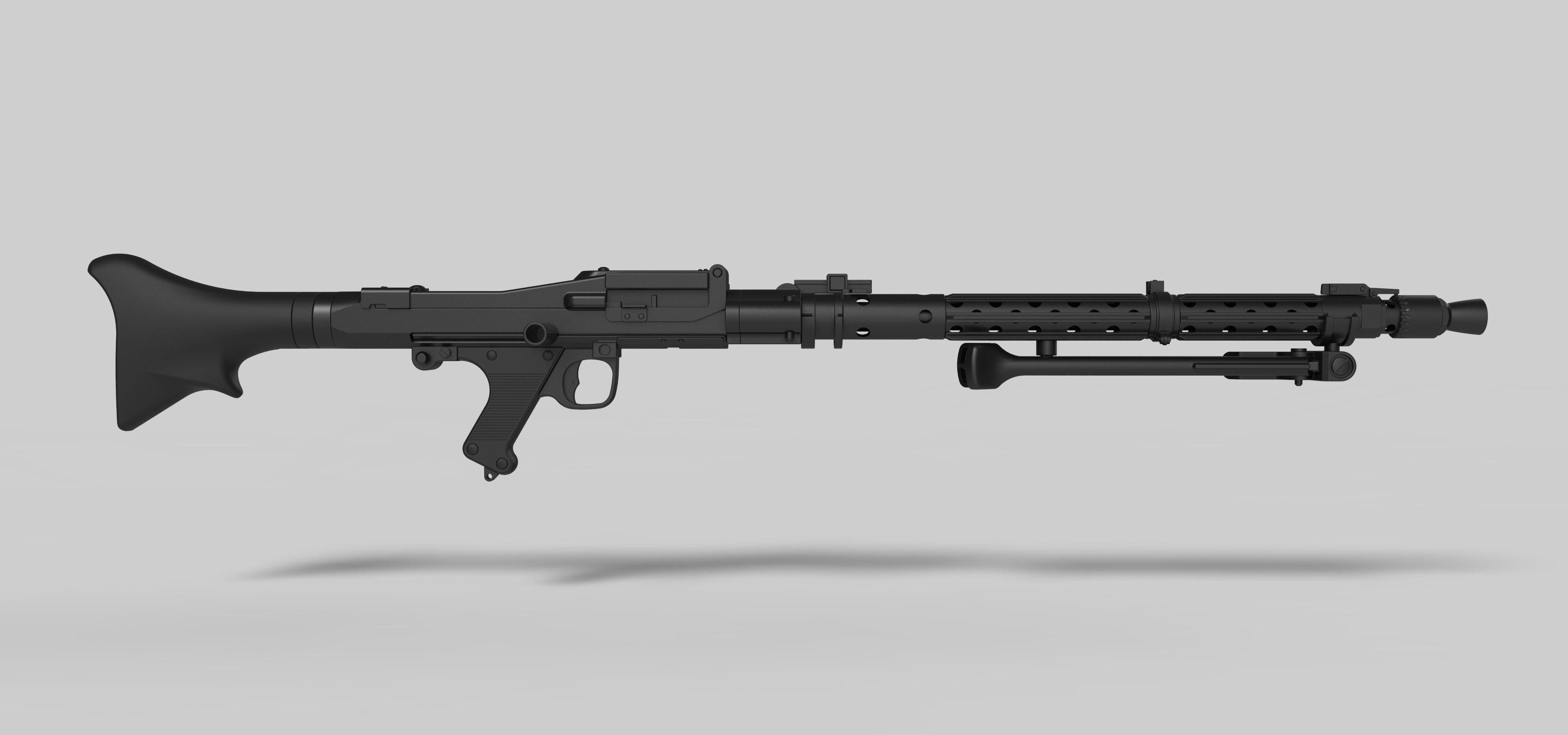 Stormtrooper Heavy Blaster Rifle DLT-19 from Star Wars 3D model_24