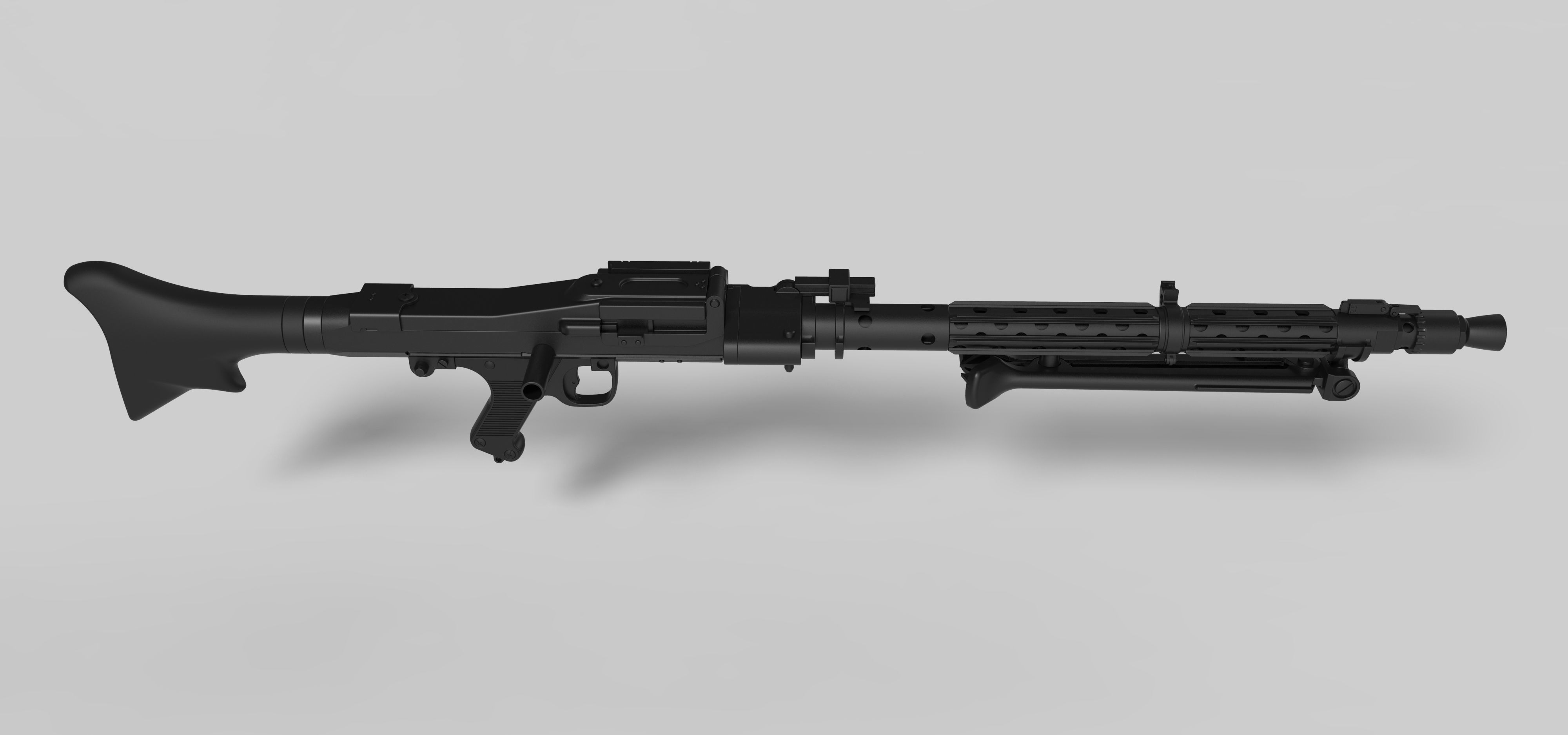 Stormtrooper Heavy Blaster Rifle DLT-19 from Star Wars 3D model_25