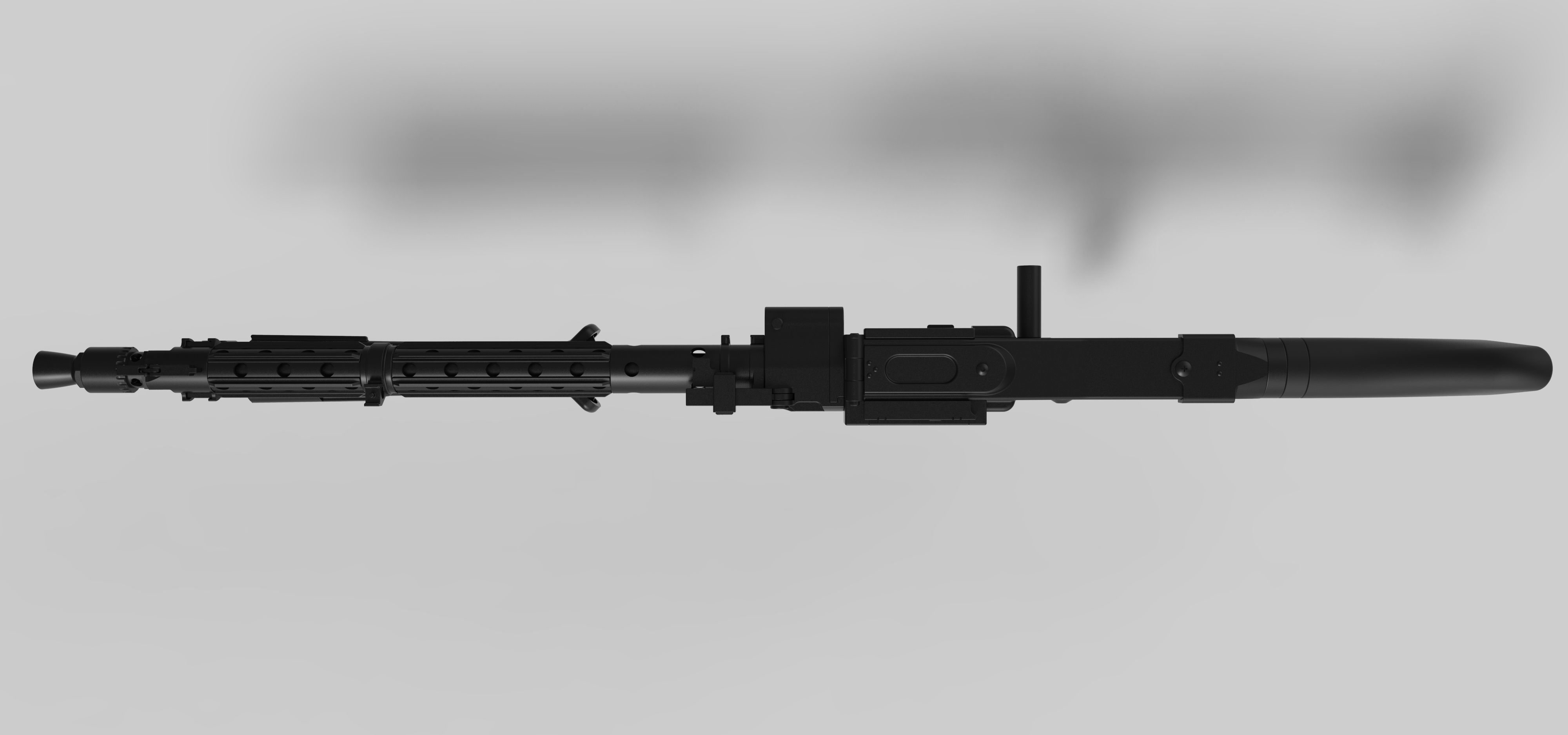 Stormtrooper Heavy Blaster Rifle DLT-19 from Star Wars 3D model_14