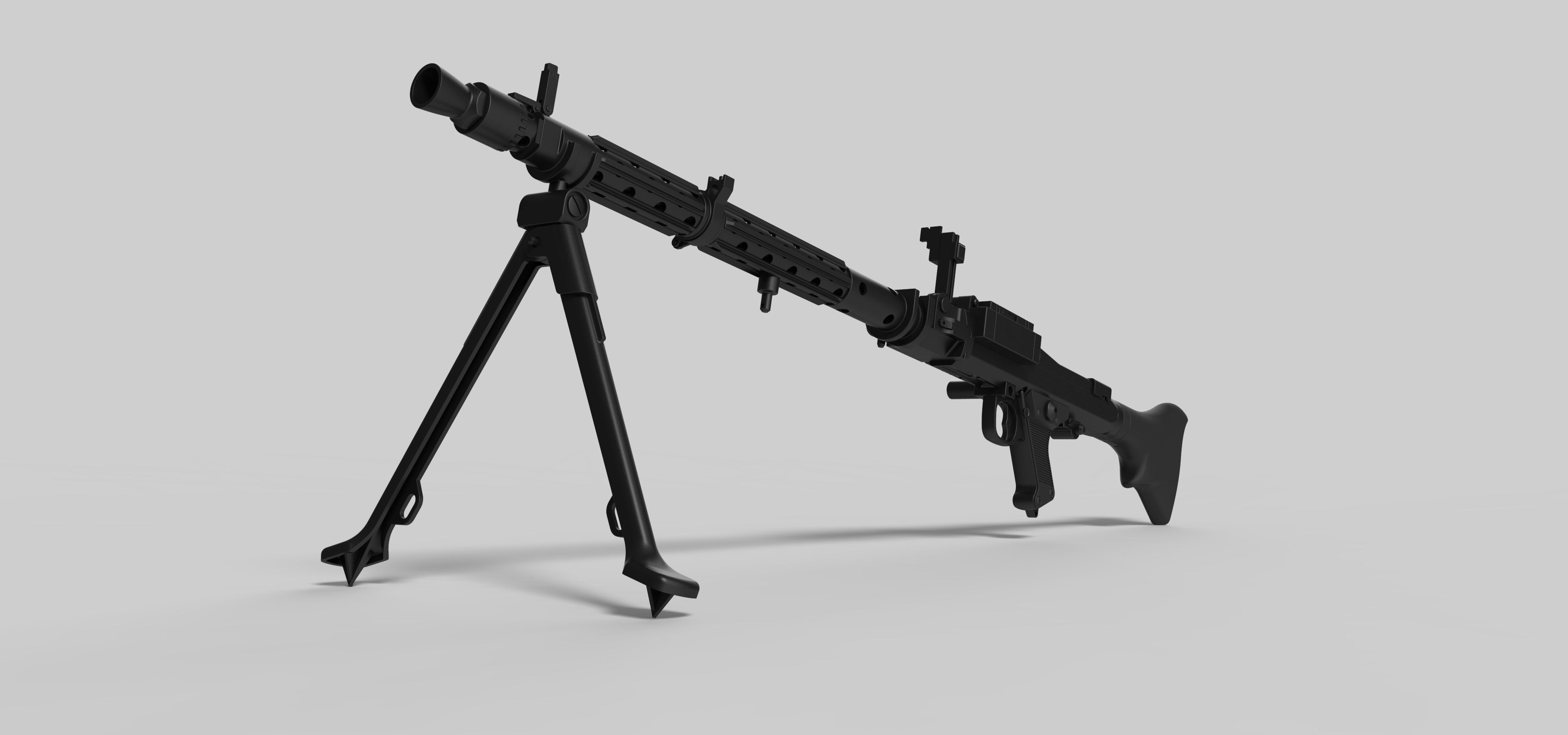Stormtrooper Heavy Blaster Rifle DLT-19 from Star Wars 3D model_4