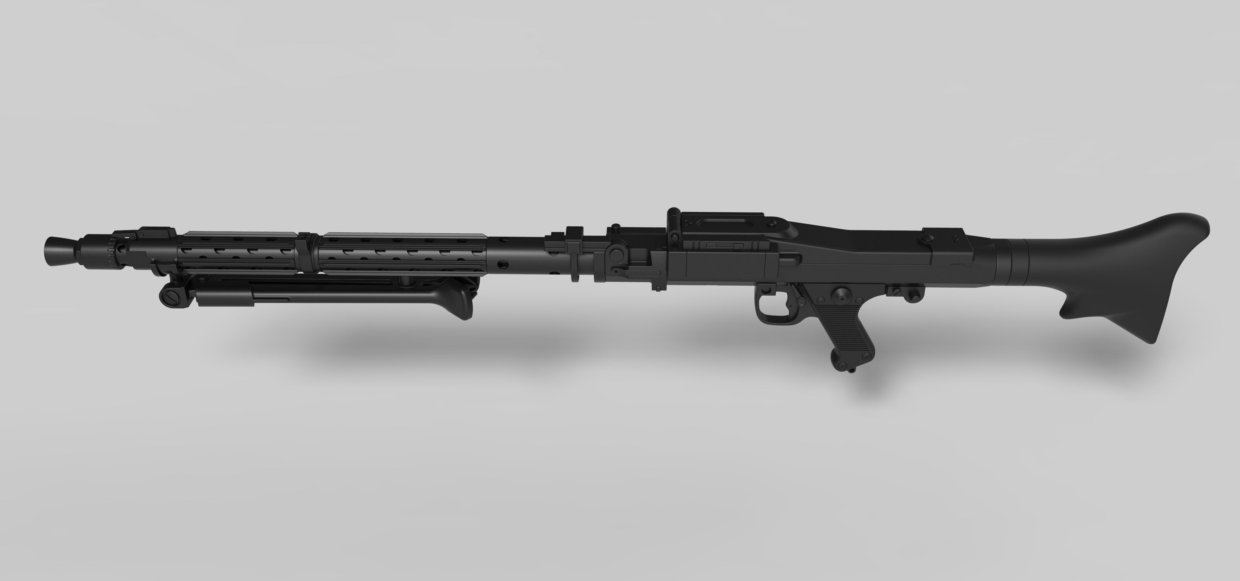 Stormtrooper Heavy Blaster Rifle DLT-19 from Star Wars 3D model_13
