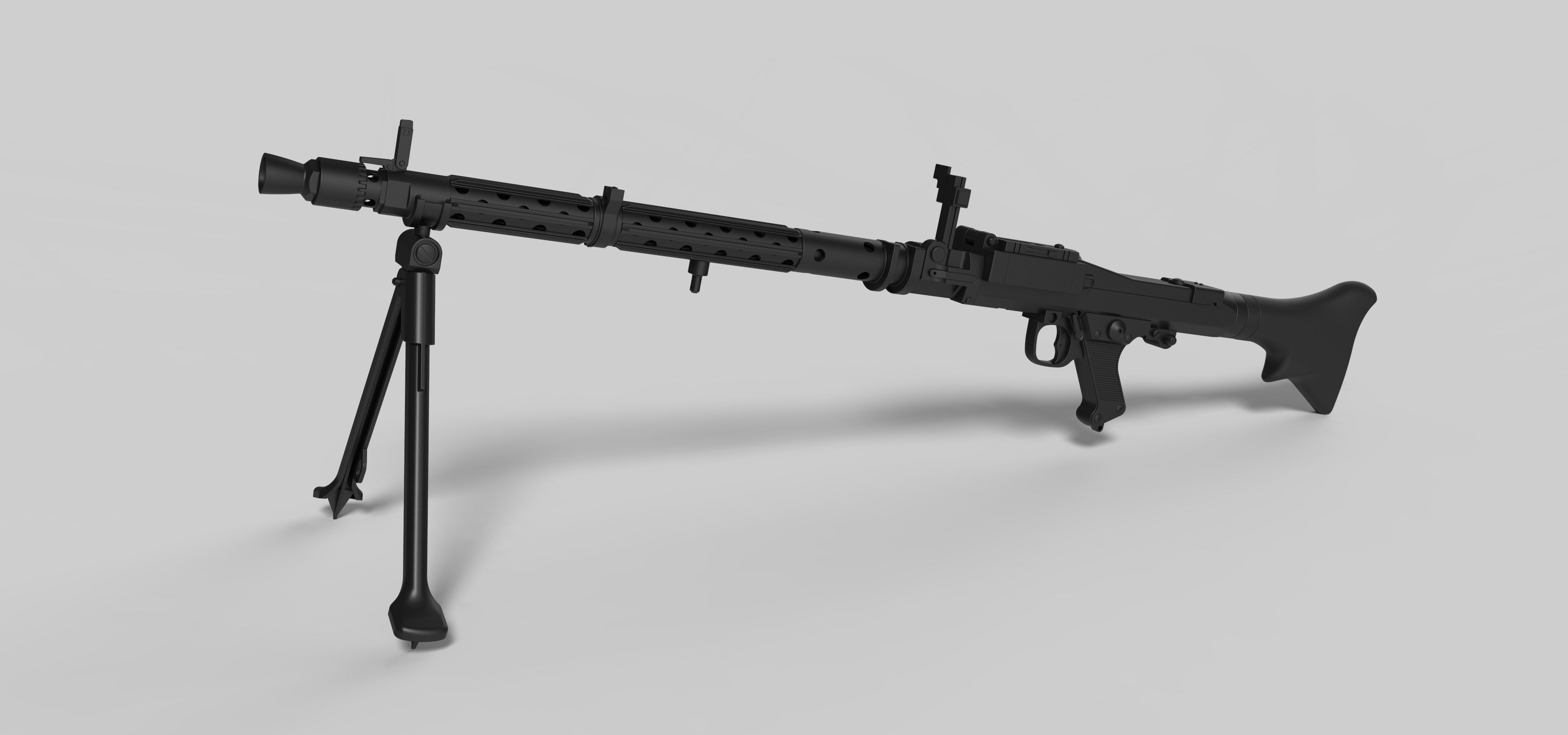 Stormtrooper Heavy Blaster Rifle DLT-19 from Star Wars 3D model_2