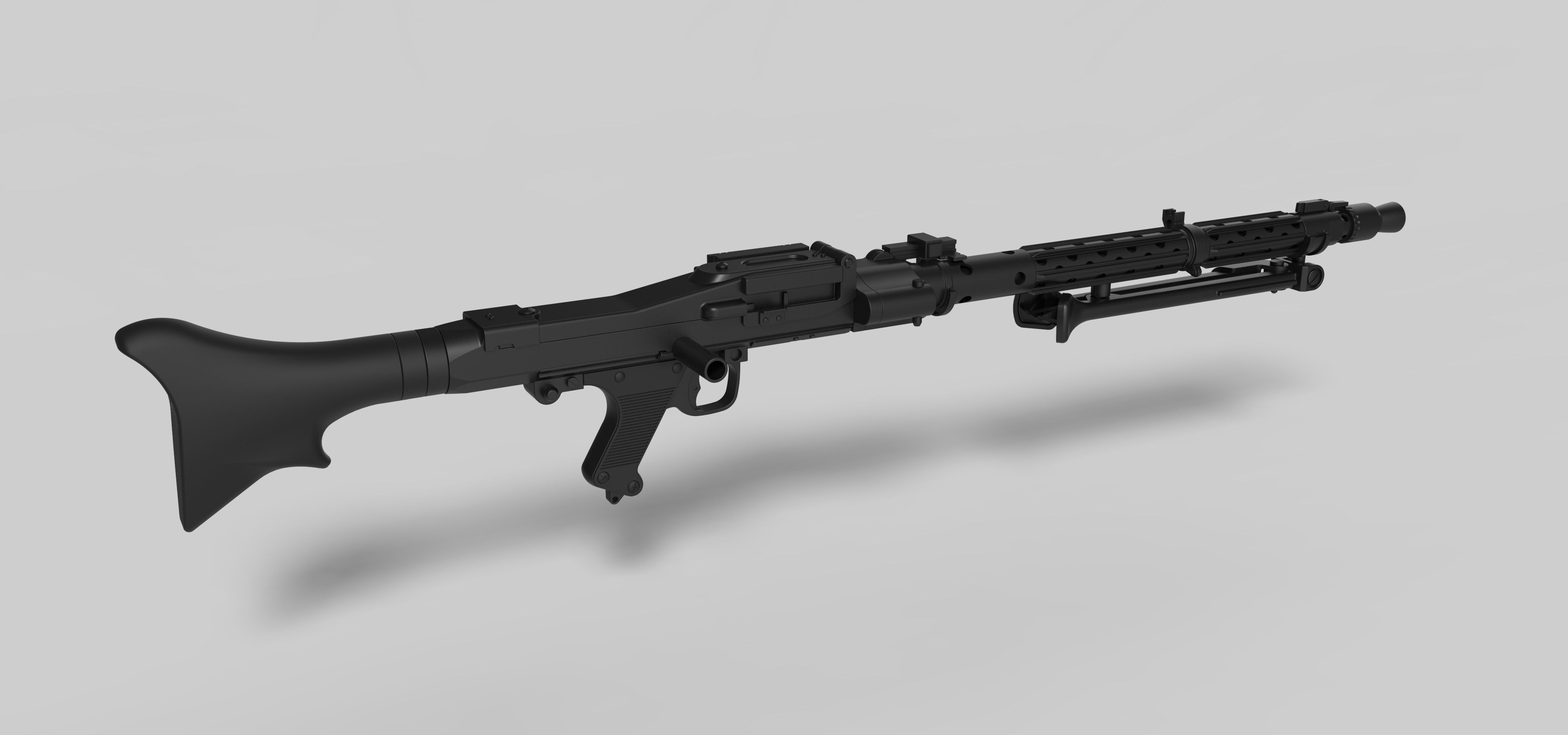 Stormtrooper Heavy Blaster Rifle DLT-19 from Star Wars 3D model_23