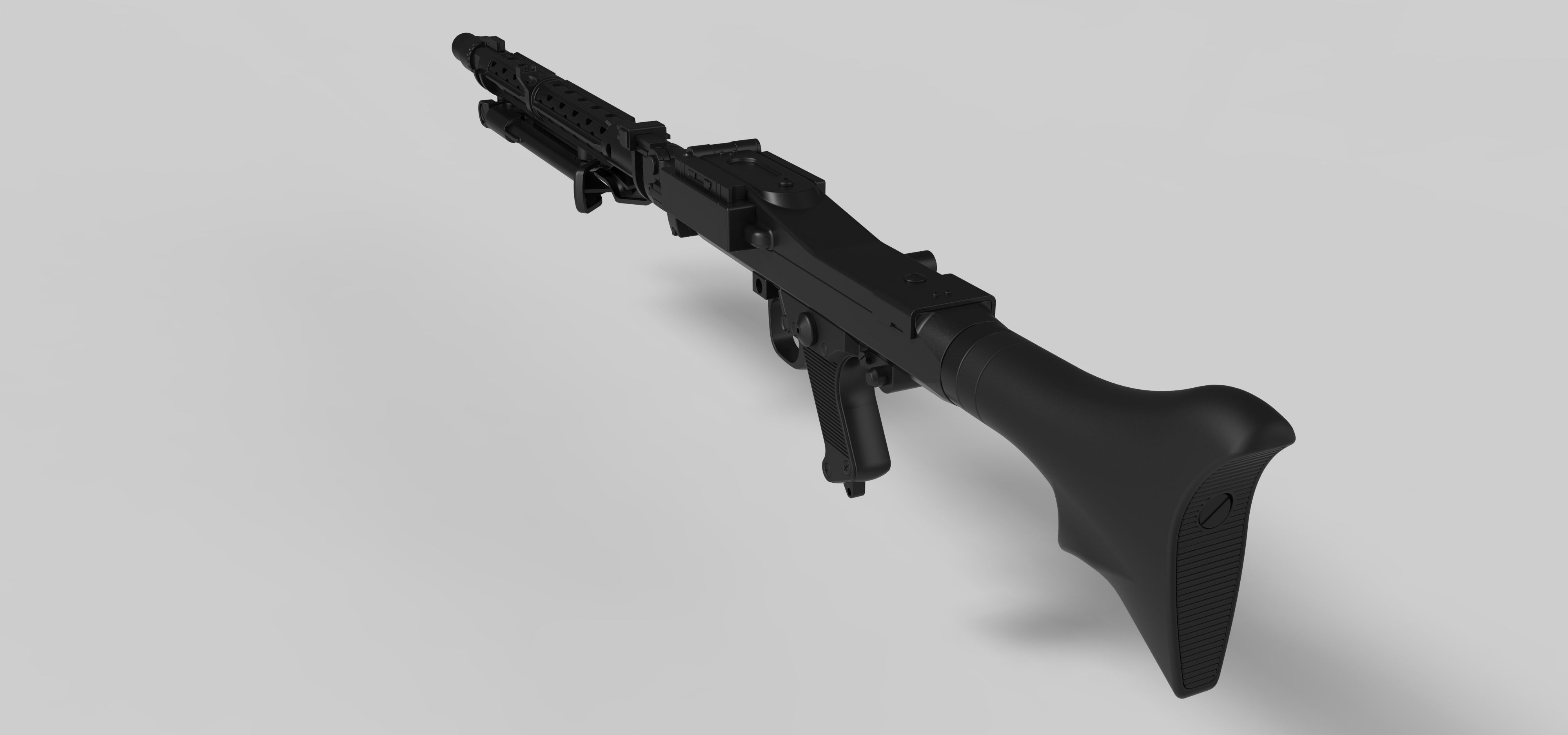 Stormtrooper Heavy Blaster Rifle DLT-19 from Star Wars 3D model_19