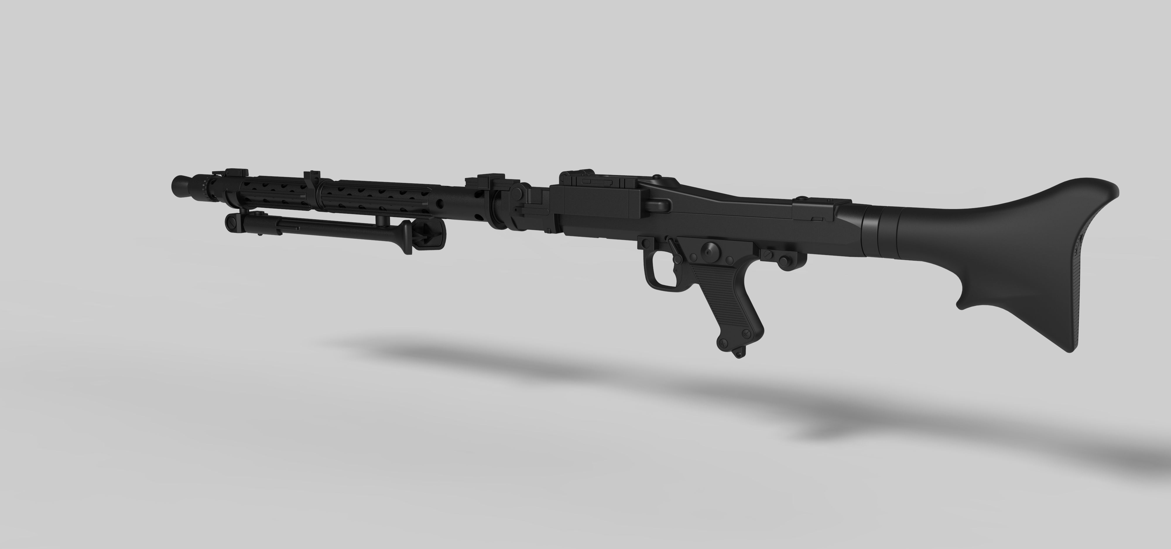 Stormtrooper Heavy Blaster Rifle DLT-19 from Star Wars 3D model_17