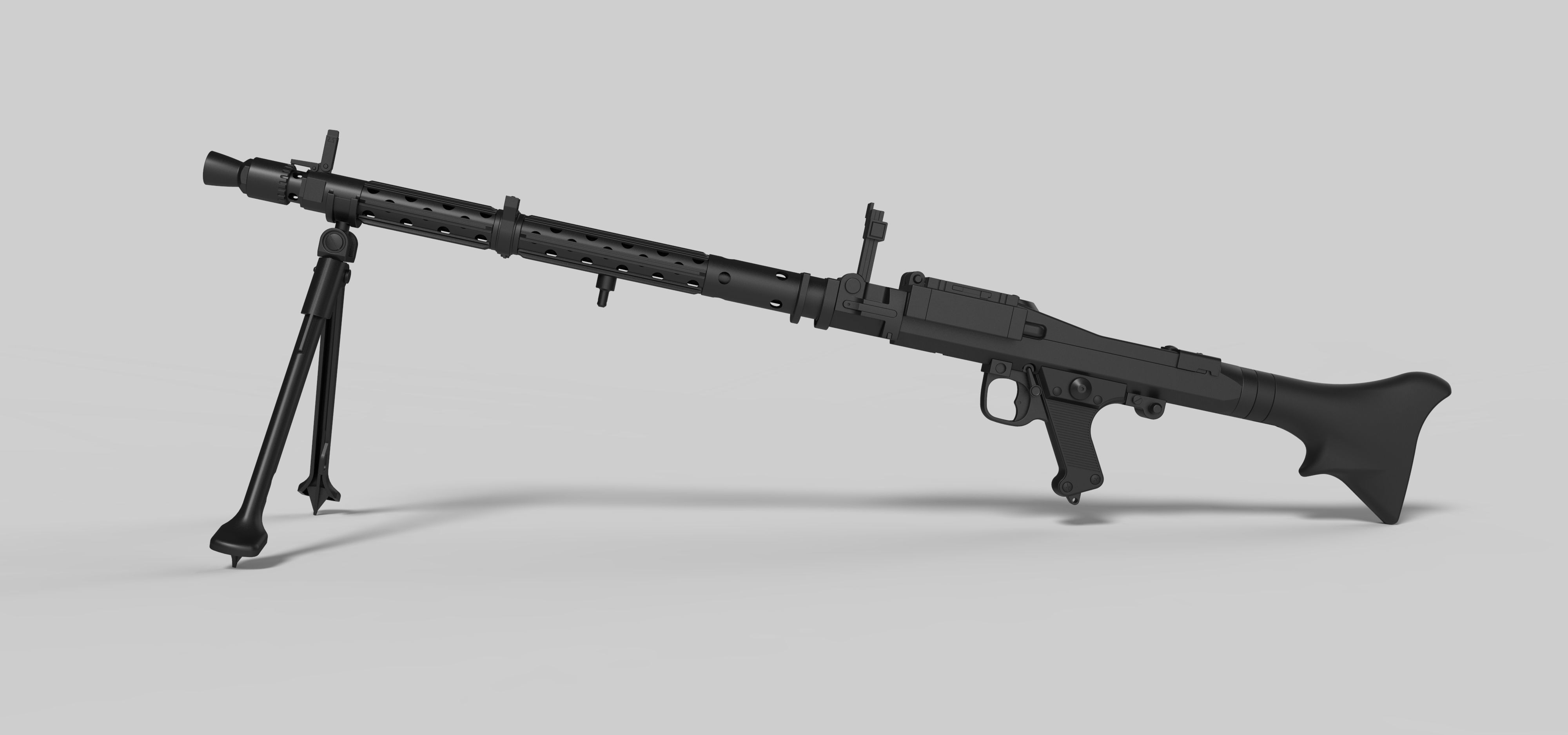 Stormtrooper Heavy Blaster Rifle DLT-19 from Star Wars 3D model_12