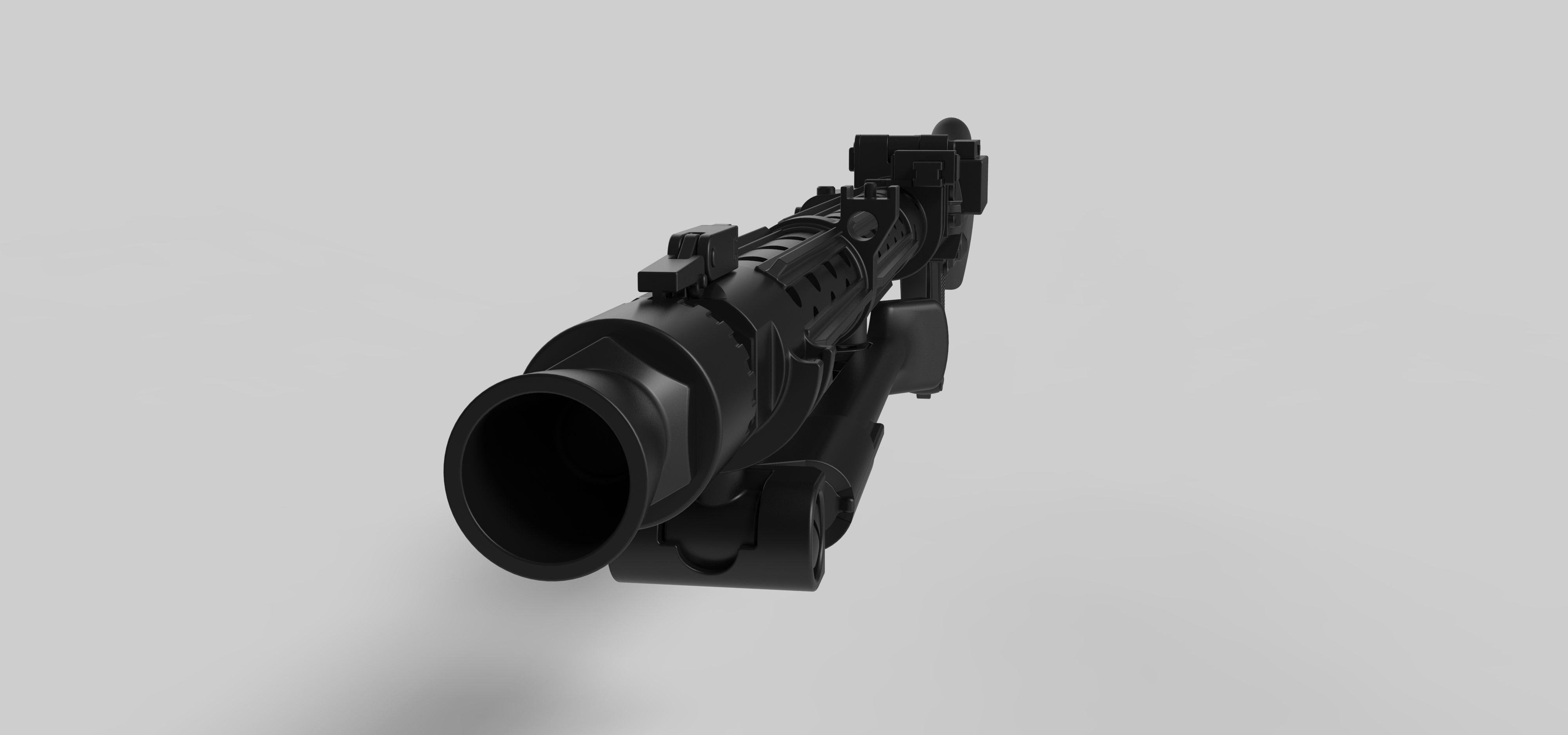 Stormtrooper Heavy Blaster Rifle DLT-19 from Star Wars 3D model_8