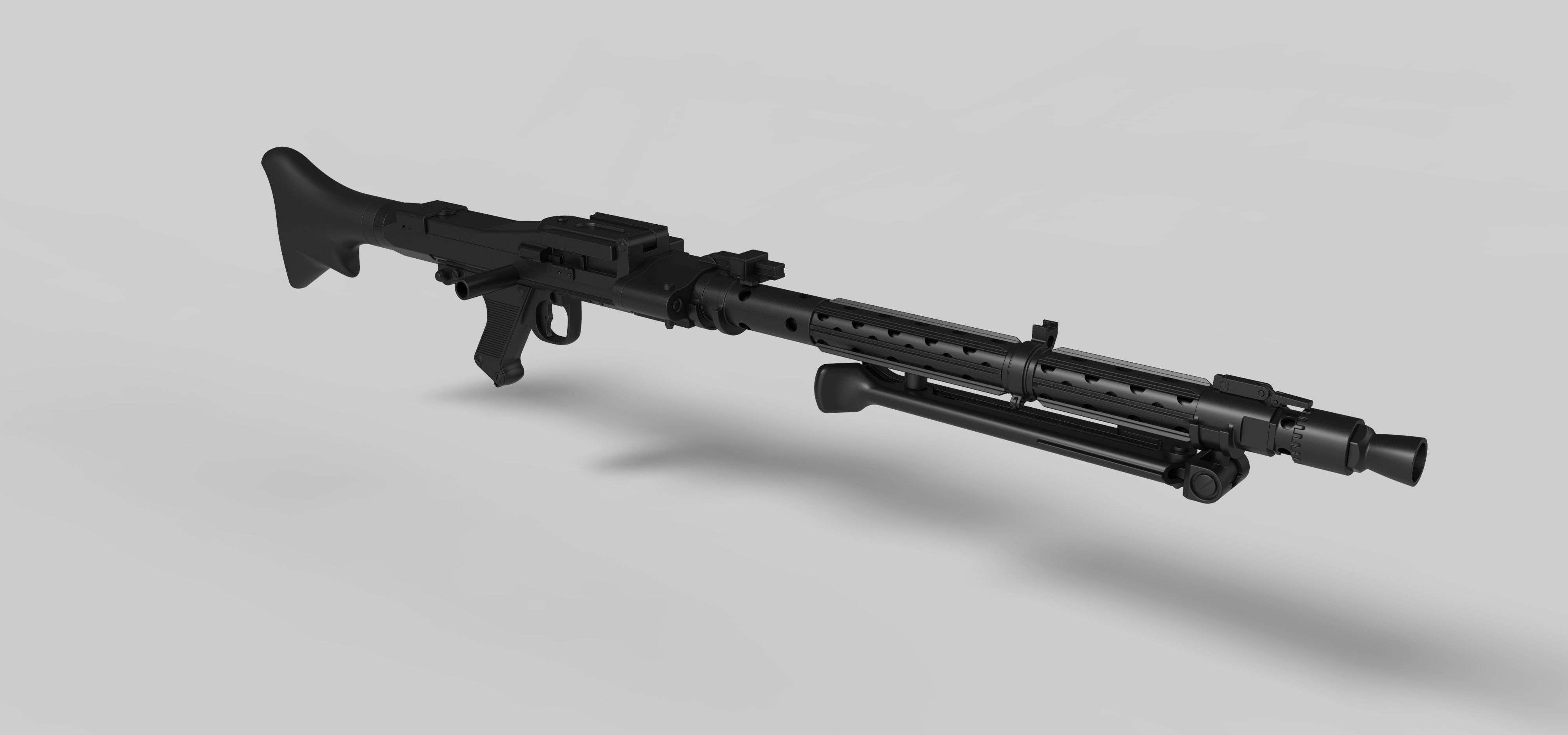 Stormtrooper Heavy Blaster Rifle DLT-19 from Star Wars 3D model_26