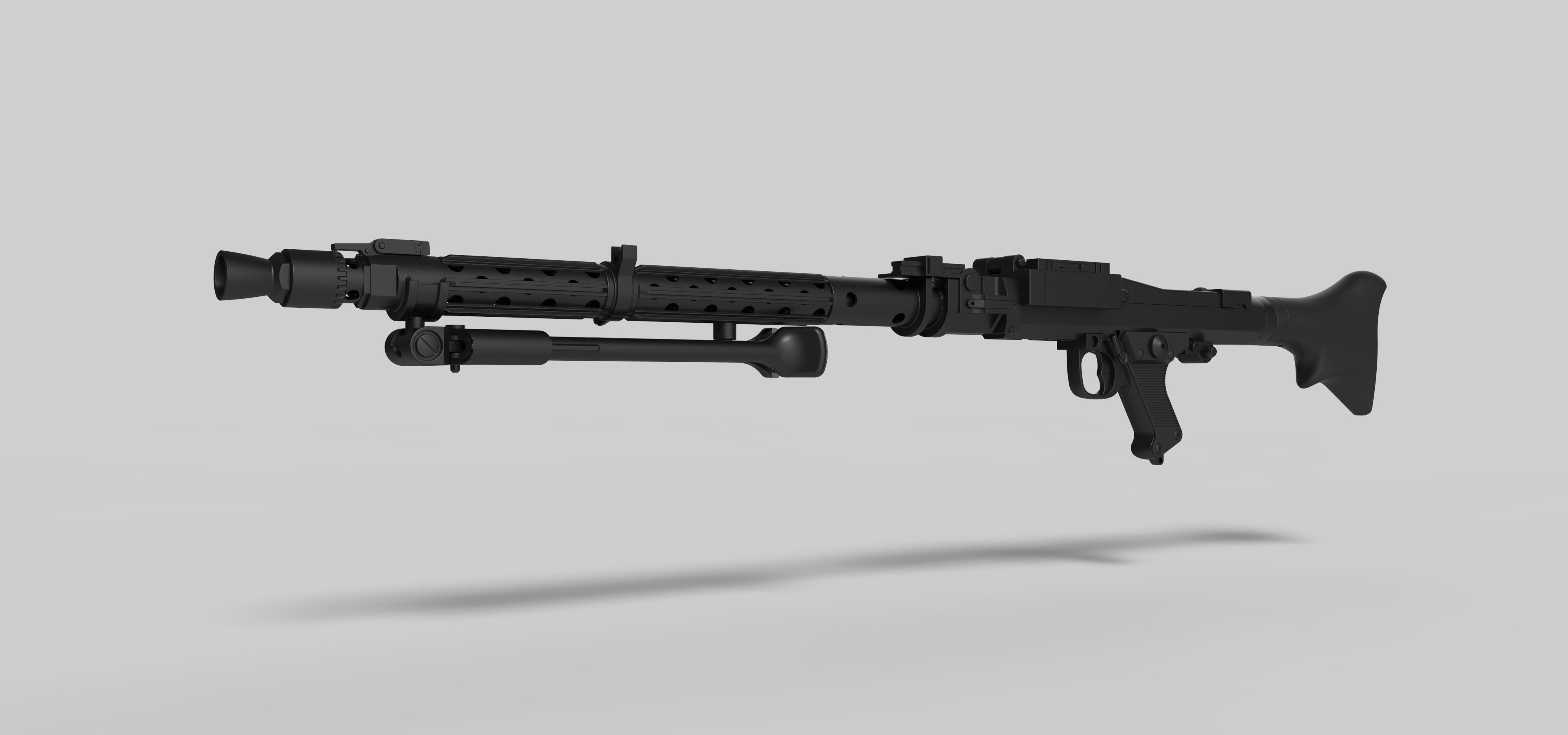 Stormtrooper Heavy Blaster Rifle DLT-19 from Star Wars 3D model_3