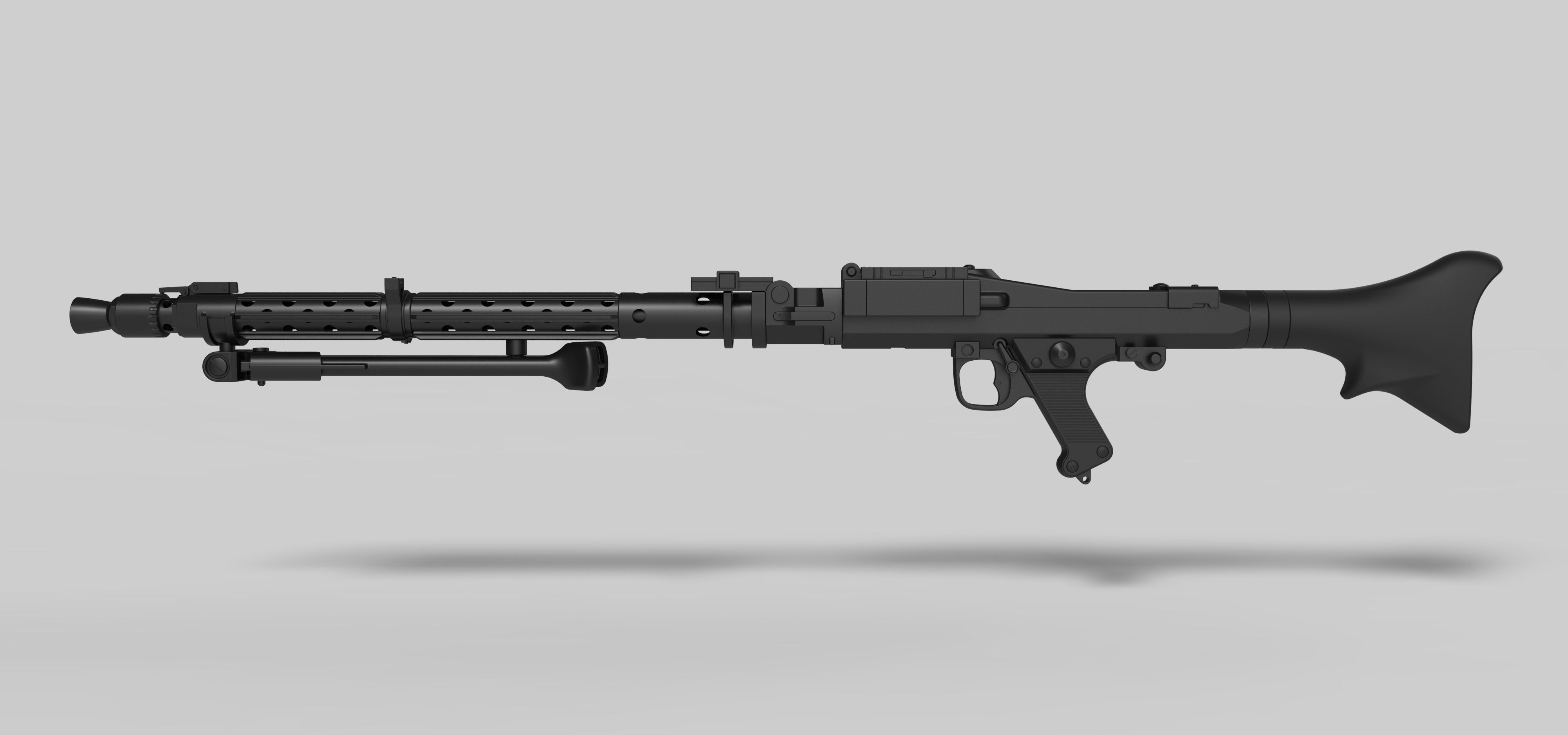Stormtrooper Heavy Blaster Rifle DLT-19 from Star Wars 3D model_11
