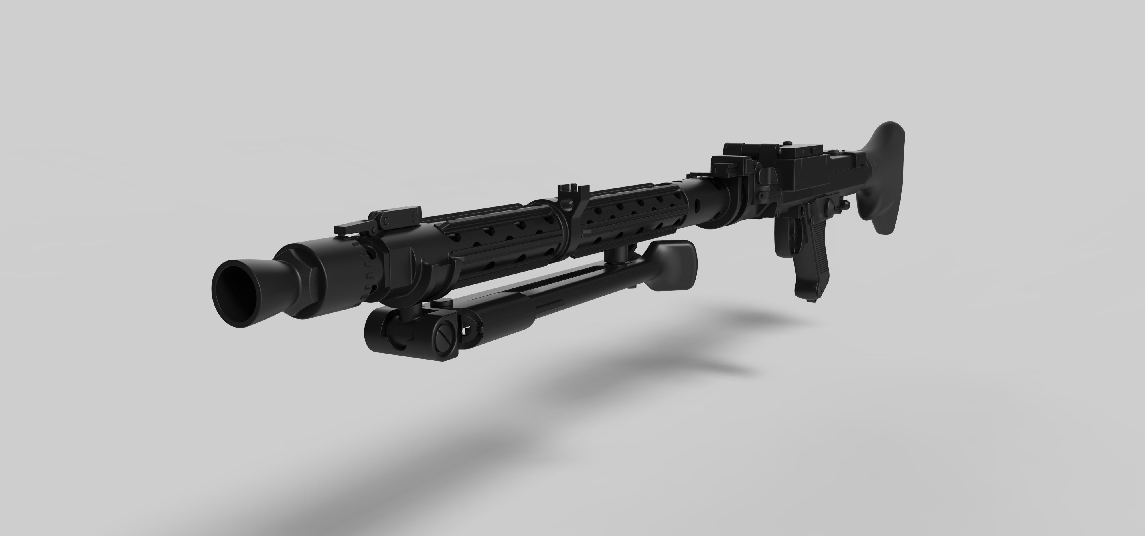 Stormtrooper Heavy Blaster Rifle DLT-19 from Star Wars 3D model_5