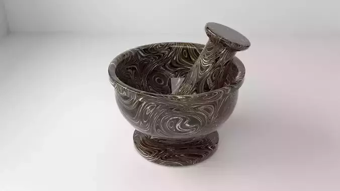 Marble Stone Mortar and Pestle 14