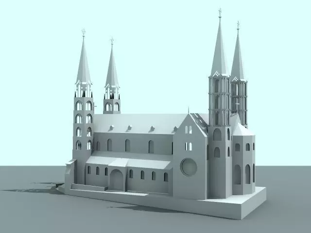 Dom Bamberg Free 3D model