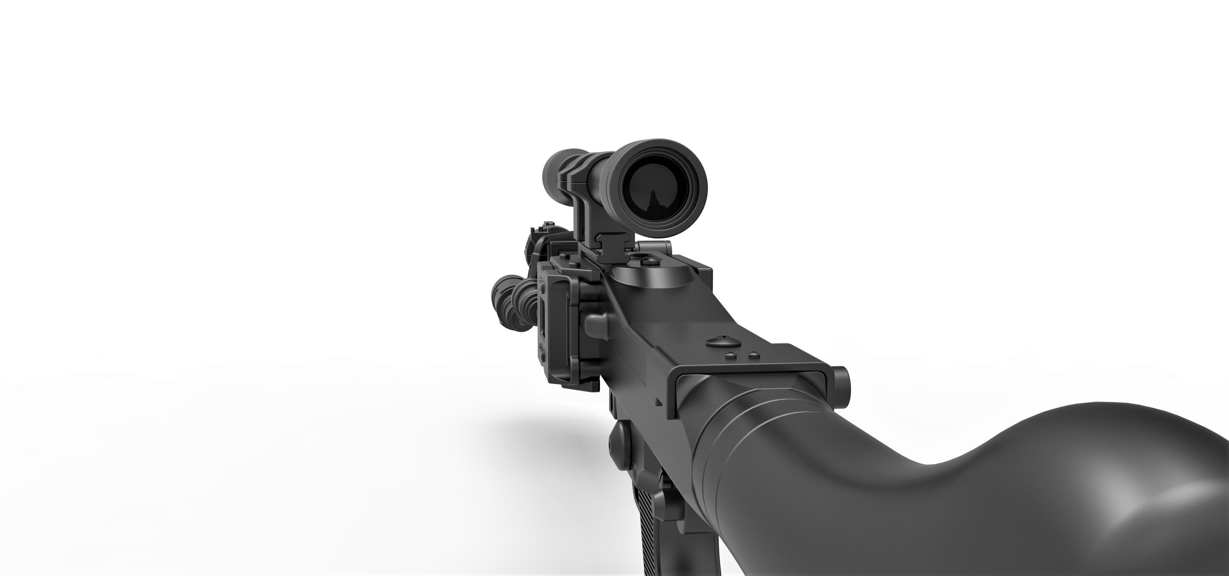 Death Trooper Blaster Rifle DLT-19D from Star Wars 3D model_16