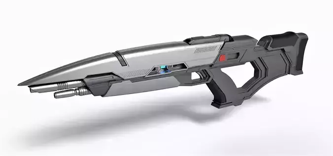 Phaser rifle from the movie Star Trek Into Darkness 2013 3D model