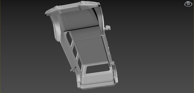 Jeep Wrangler Unlimited 2019 Body for print 3D print model 7