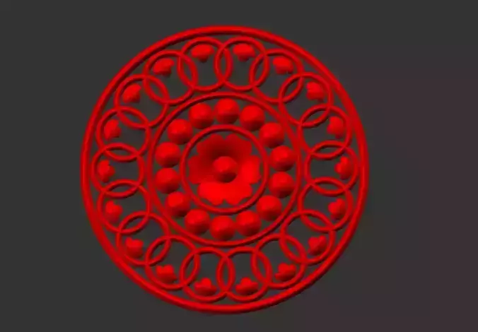 Round design 06 3D model Round design 06 3D model