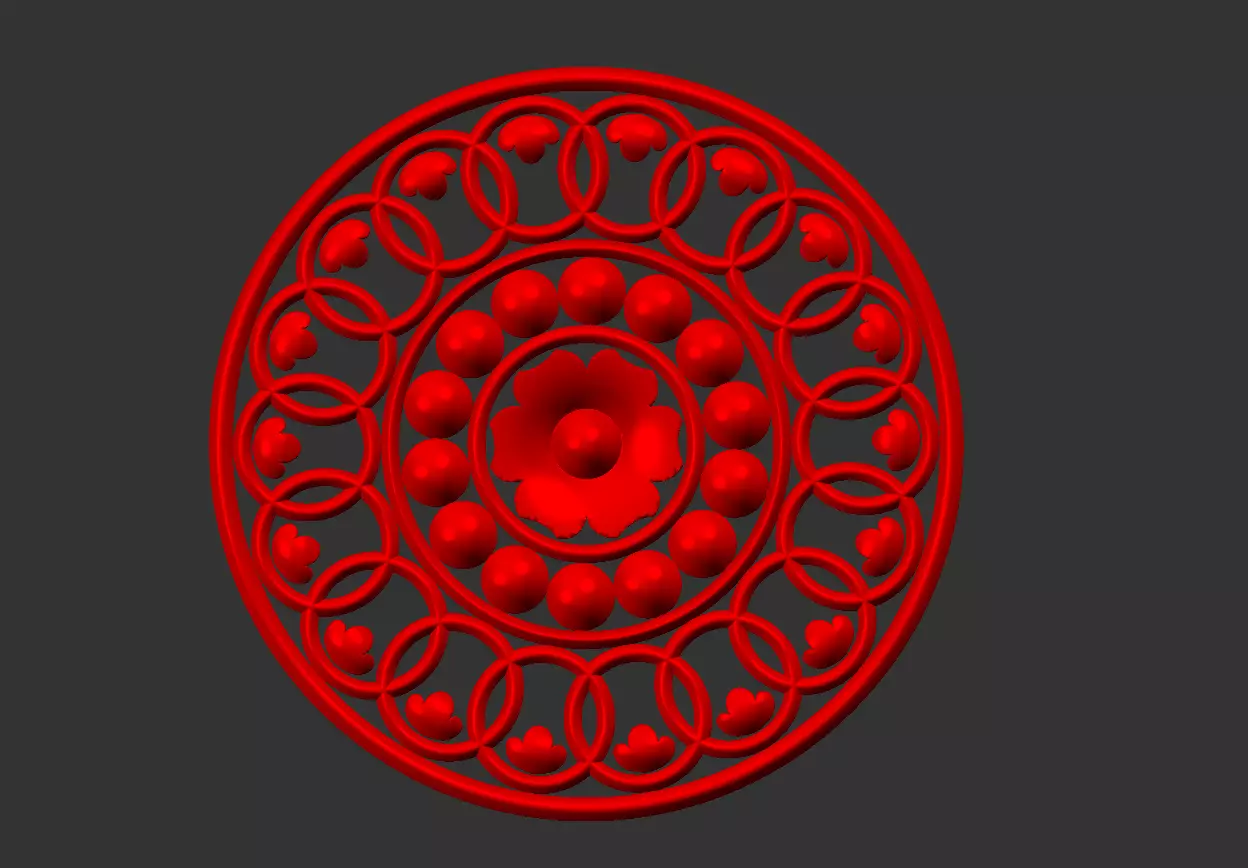 Round design 06 3D model_0
