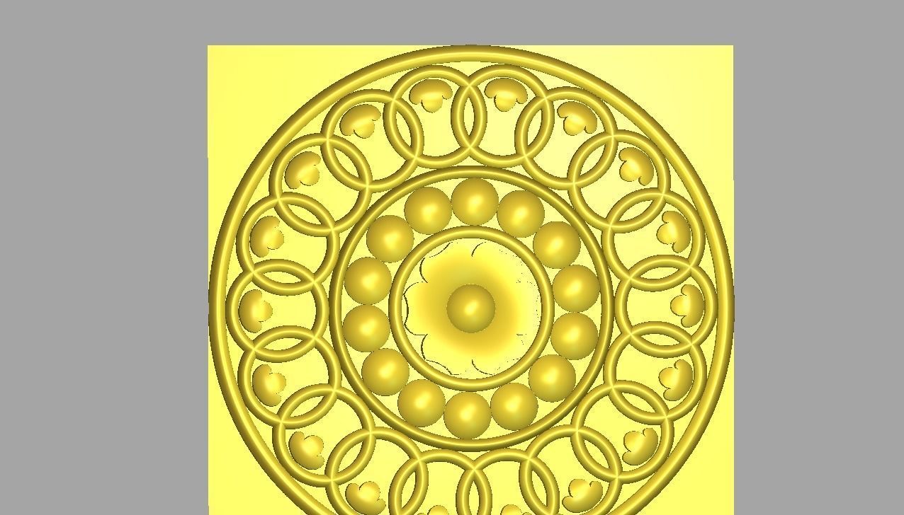 Round design 06 3D model_5