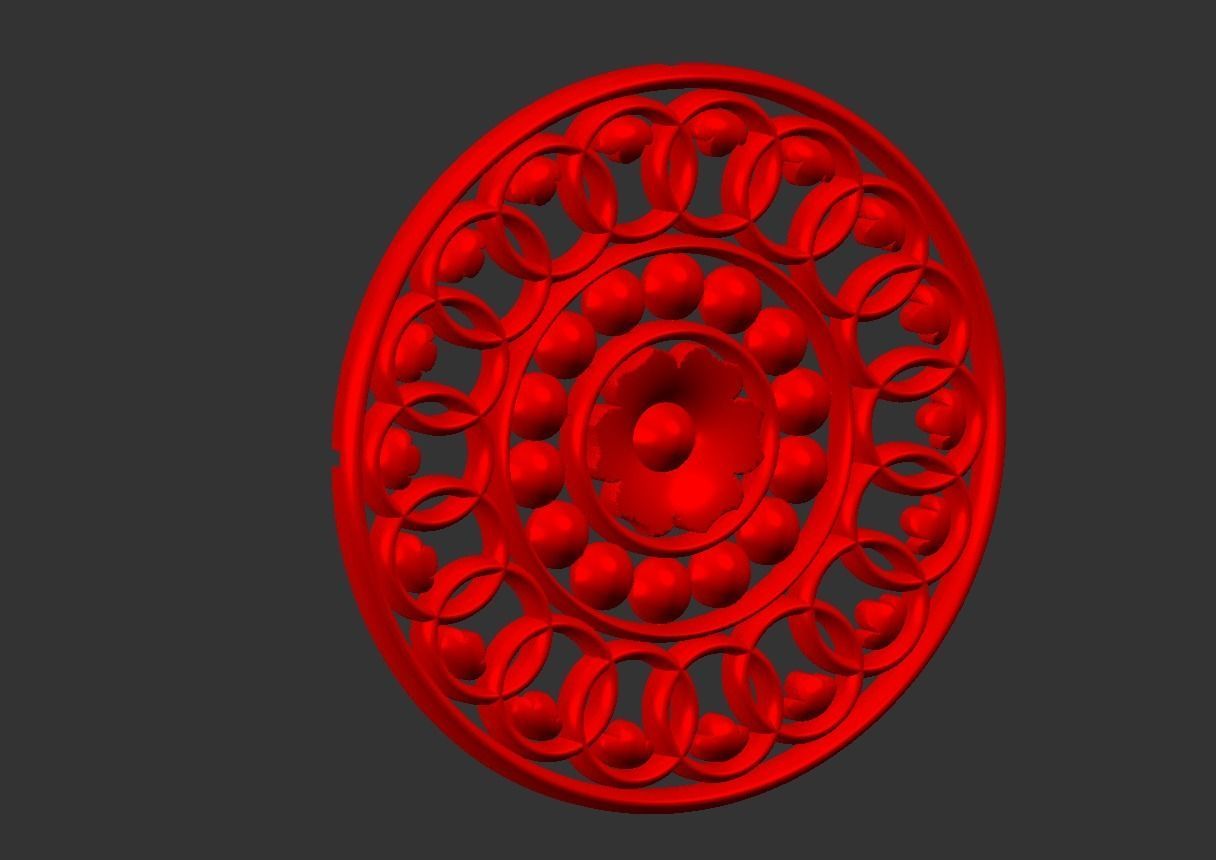 Round design 06 3D model_2