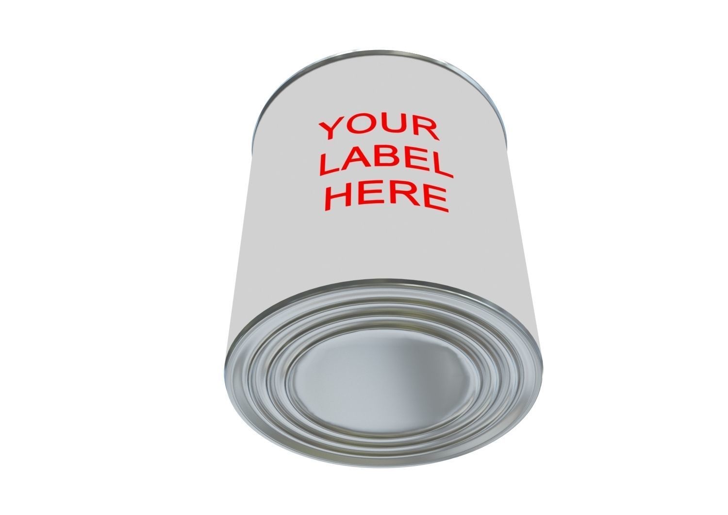 Tin Can 2 3D model_2