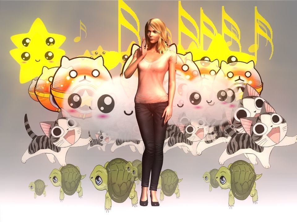 Fade in particles coming to you collection for iclone Low-poly 3D model_7