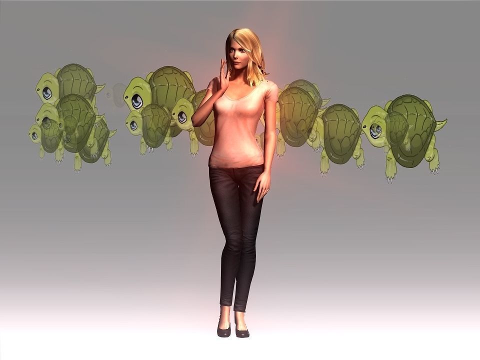 Fade in particles coming to you collection for iclone Low-poly 3D model_4