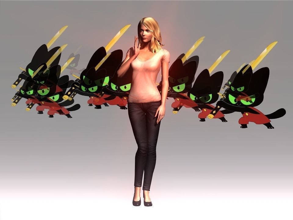 Fade in particles coming to you collection for iclone Low-poly 3D model_2