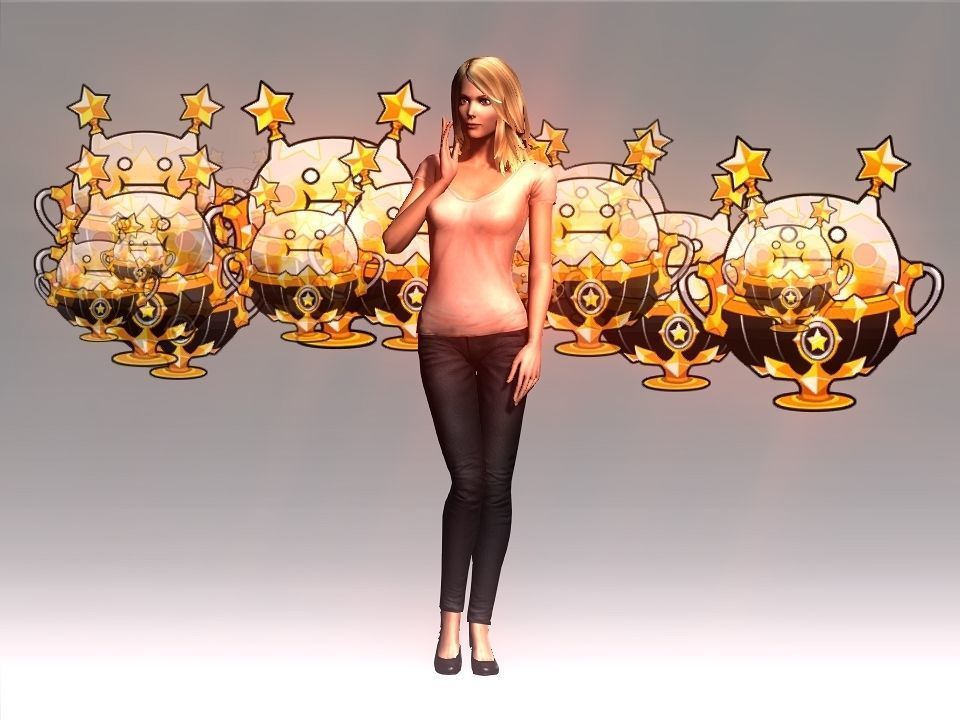 Fade in particles coming to you collection for iclone Low-poly 3D model_17