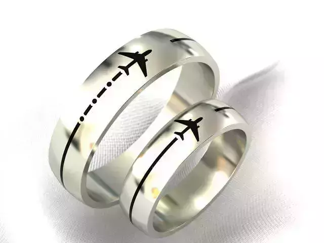 wedding rings for travel lovers 8301