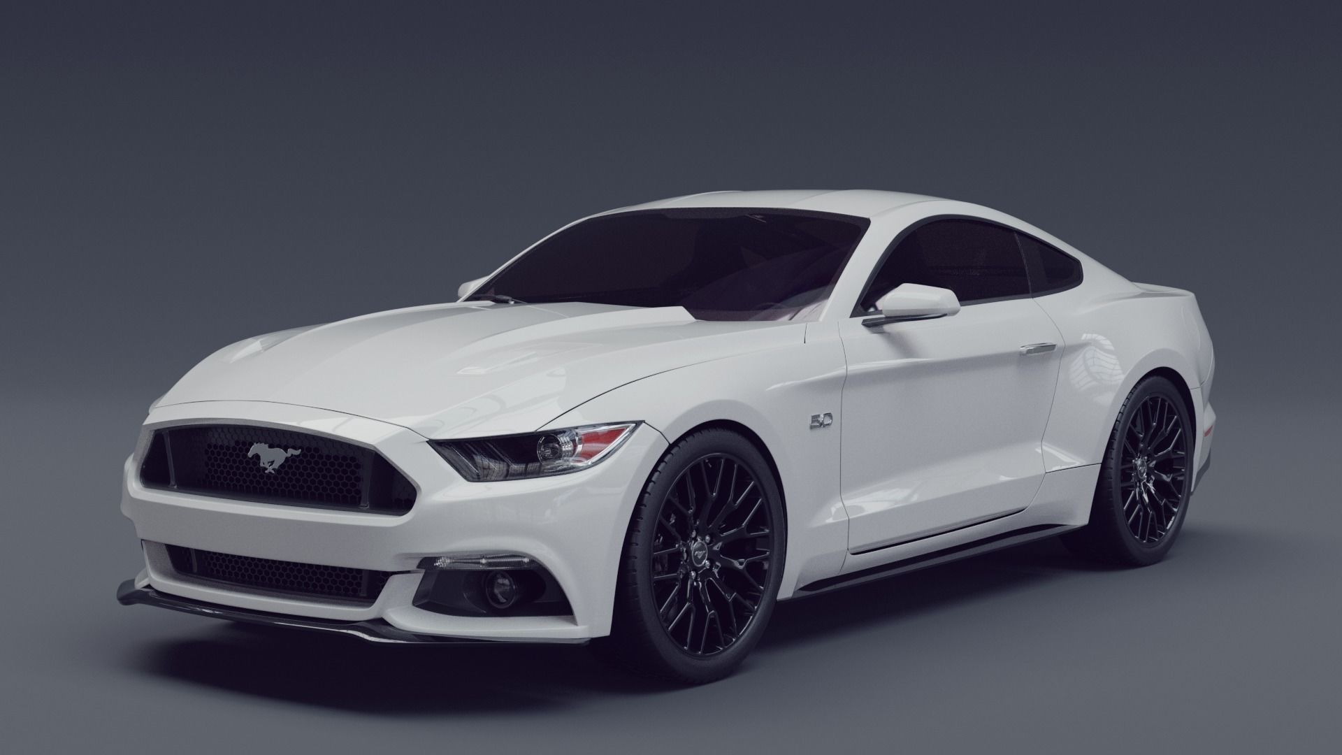 Ford Mustang 2015 gt 3D model_0
