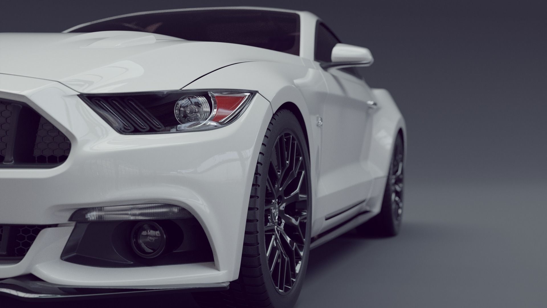 Ford Mustang 2015 gt 3D model_2