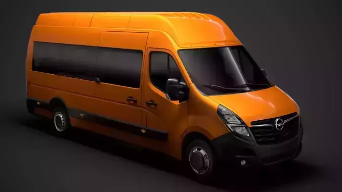 Opel Movano L4H3 MiniBus 2020 3D model