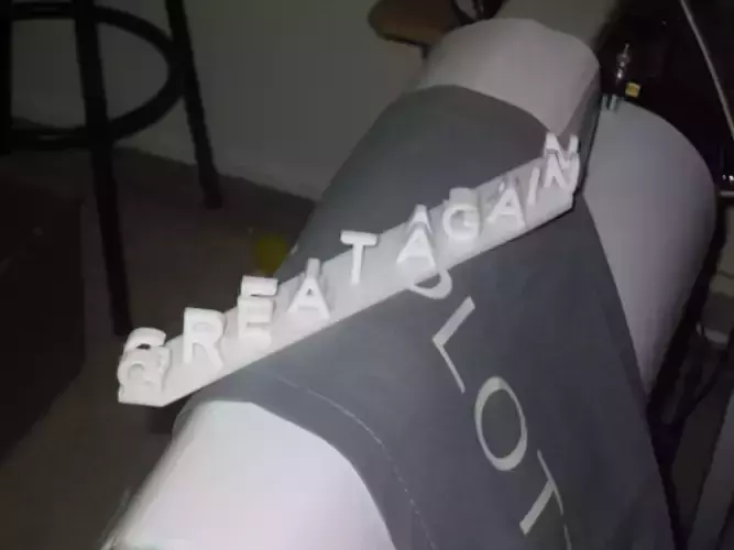 make America great again morphing letters