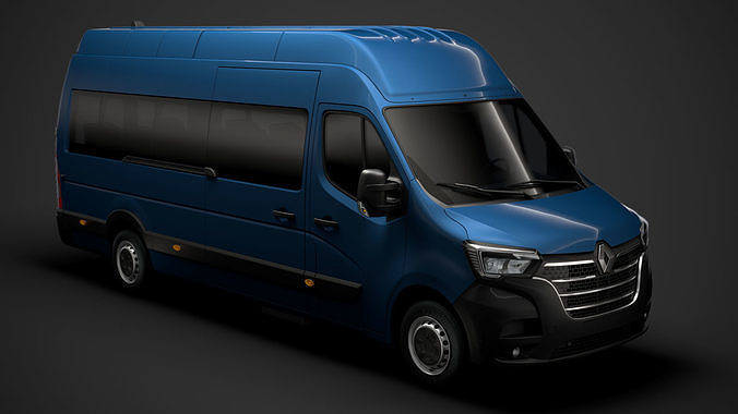 Renault Master L4H3 MiniBus 2020 3D model