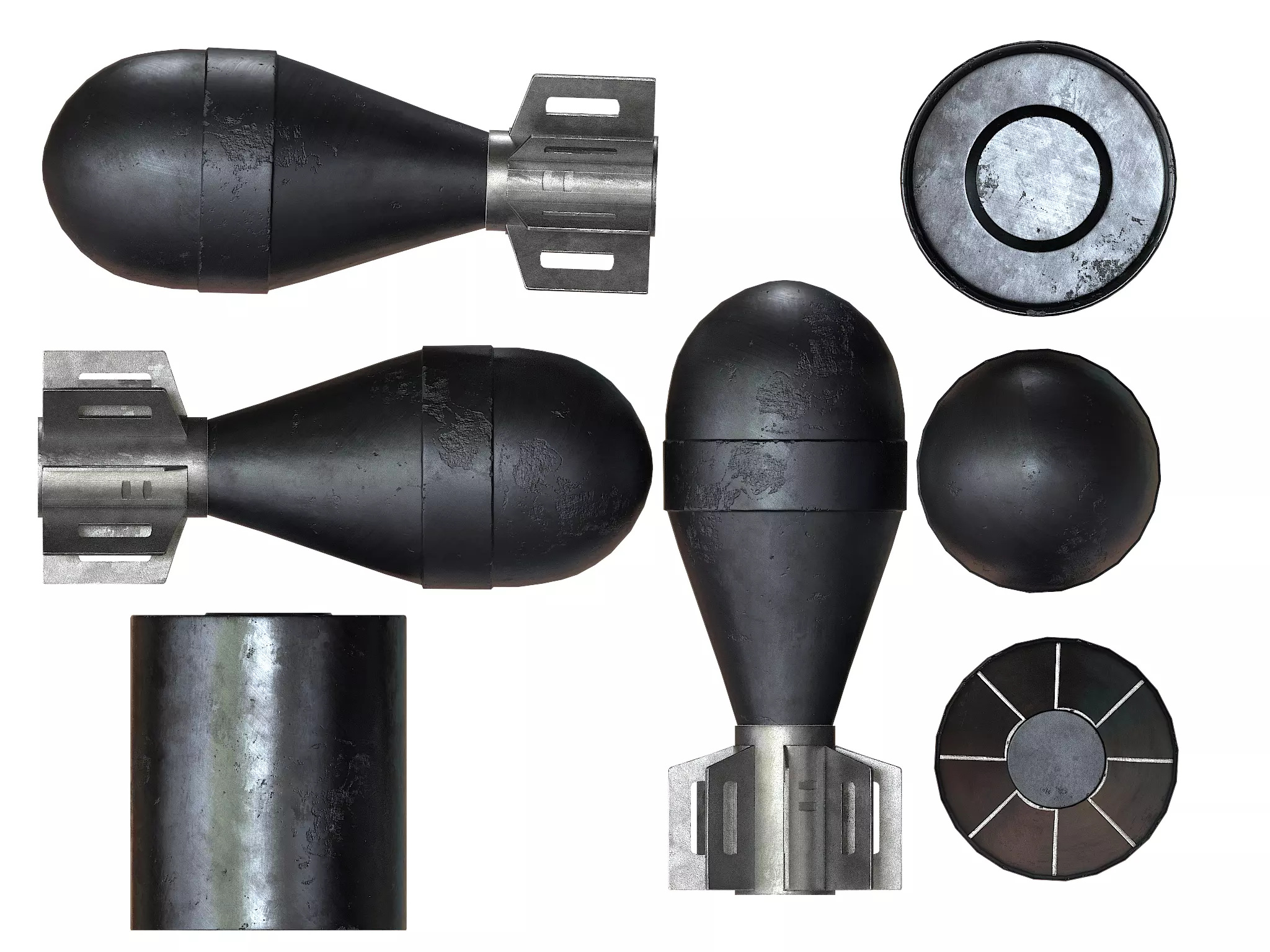 Explosives 01 Low-poly 3D model