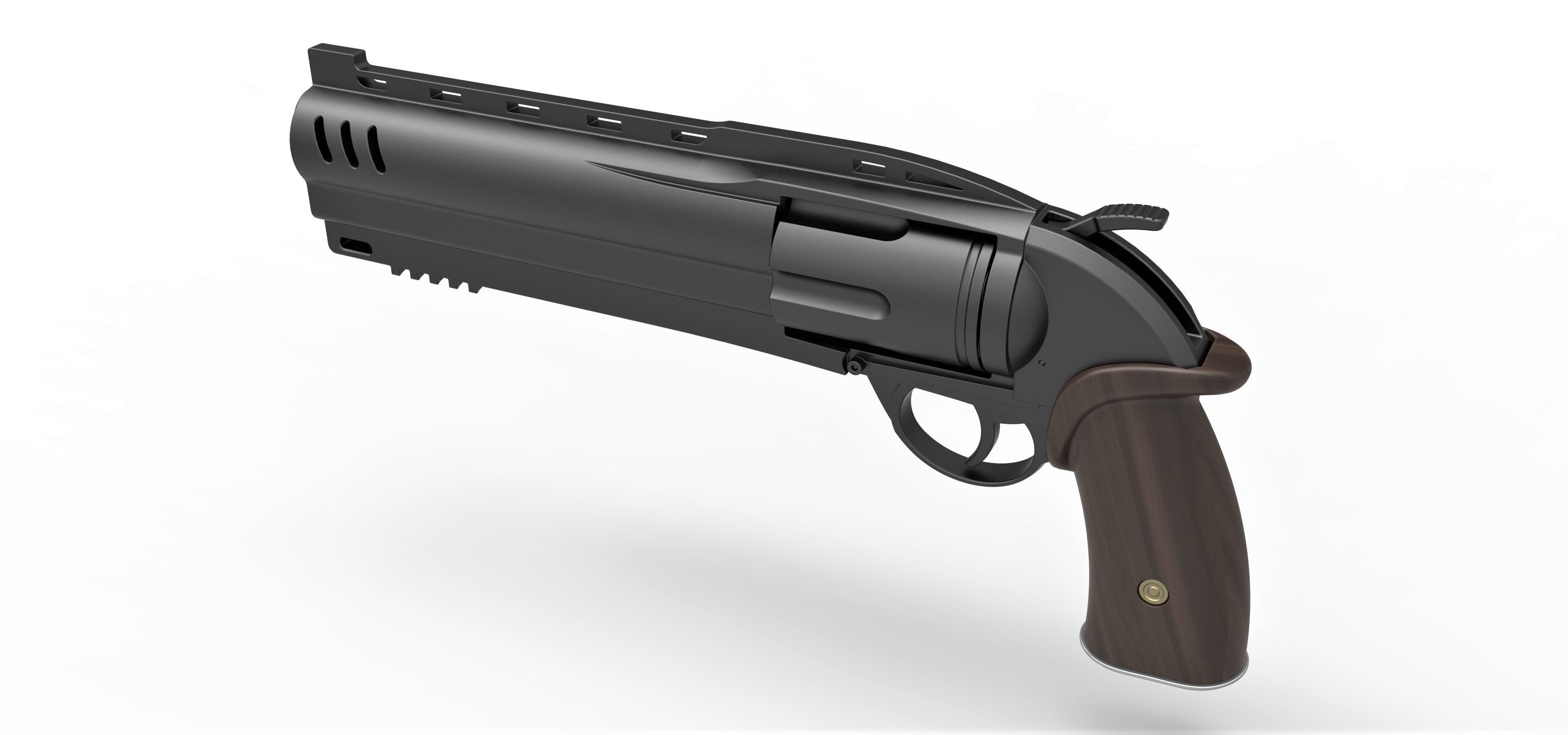 Samaritan Revolver from the movie Hellboy 2019 3D model_9