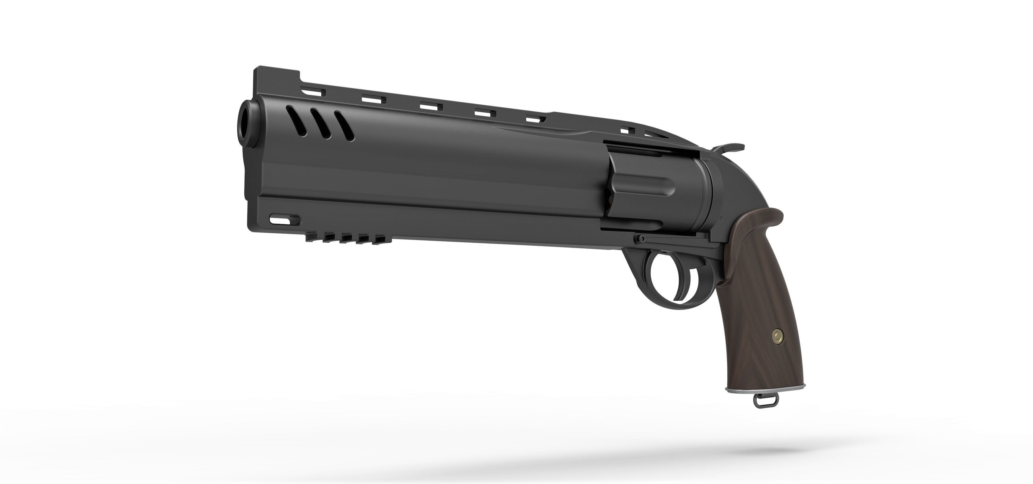Samaritan Revolver from the movie Hellboy 2019 3D model_2