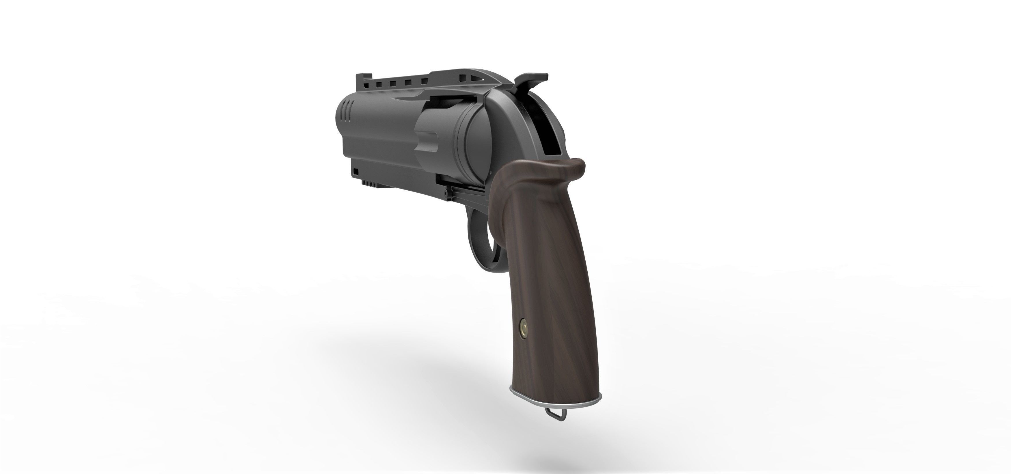 Samaritan Revolver from the movie Hellboy 2019 3D model_10