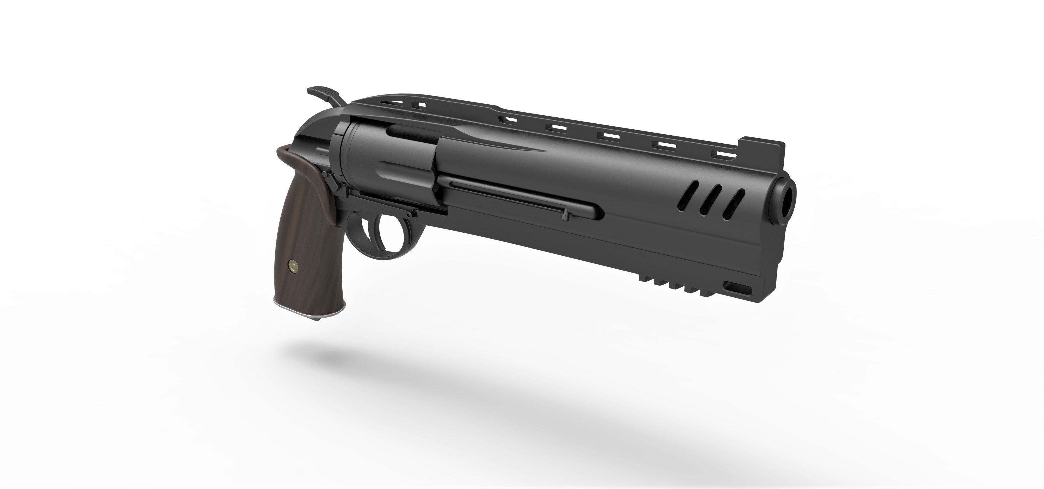 Samaritan Revolver from the movie Hellboy 2019 3D model_14