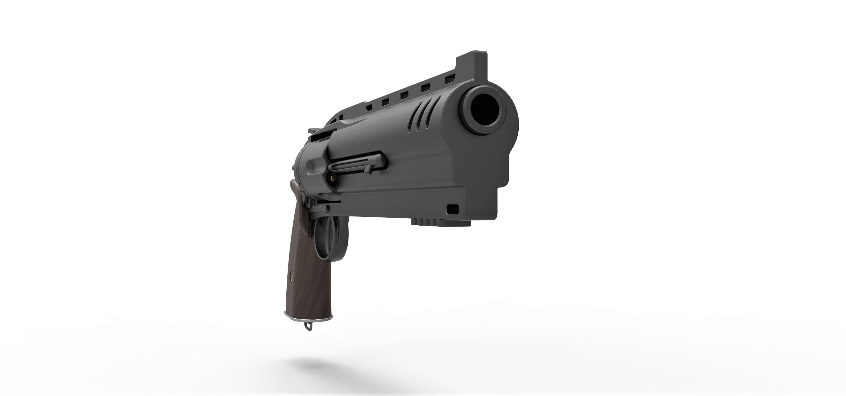 Samaritan Revolver from the movie Hellboy 2019 3D model_15