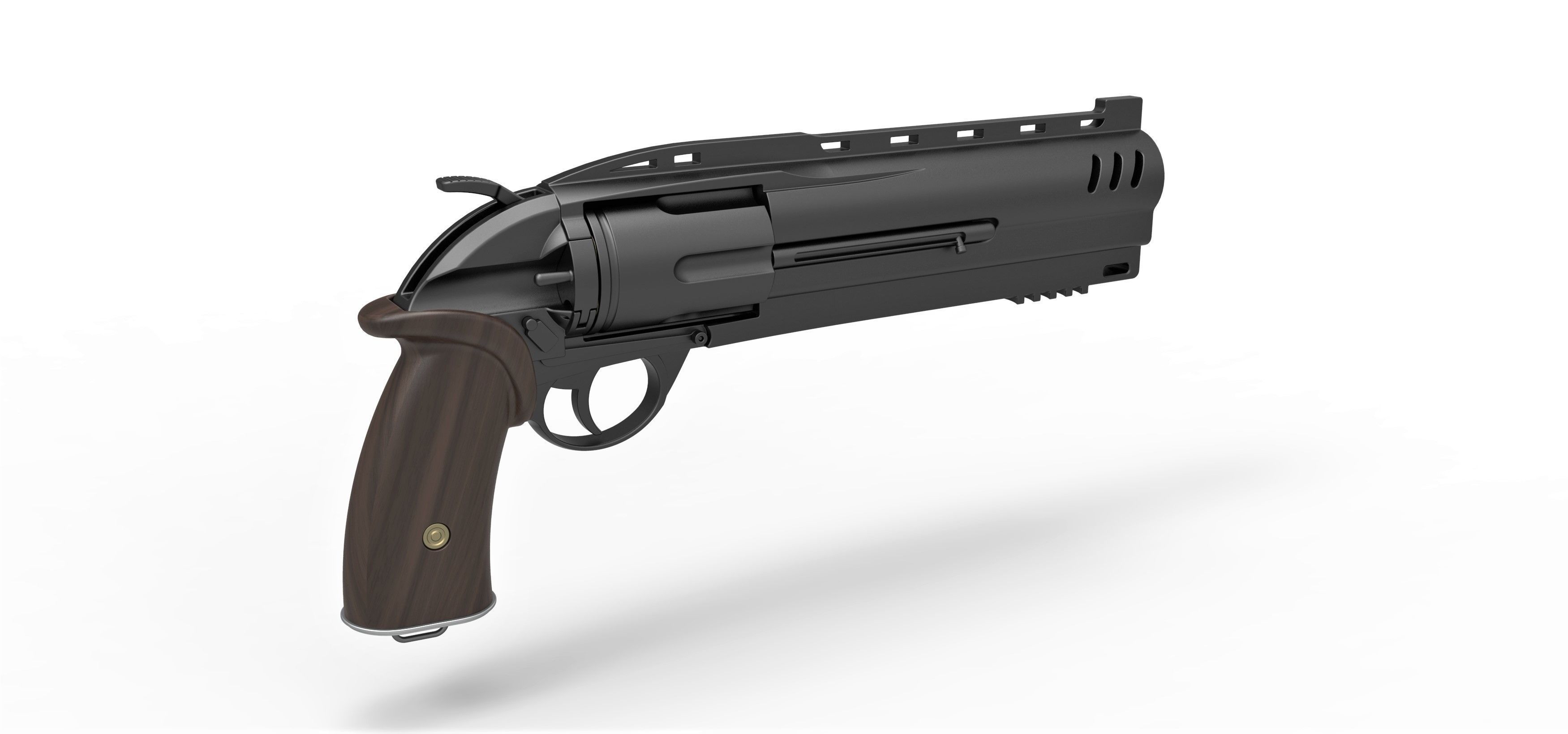 Samaritan Revolver from the movie Hellboy 2019 3D model_12