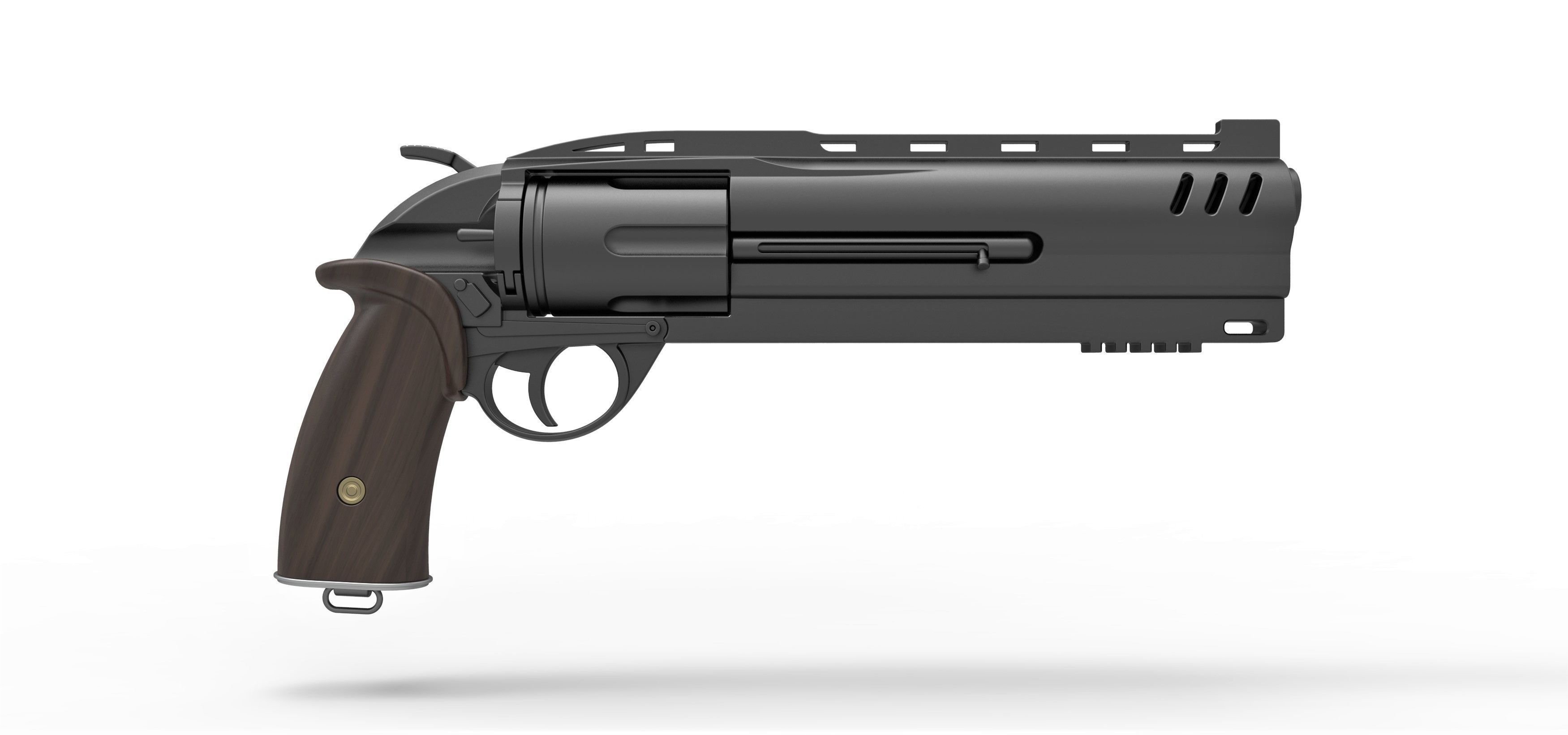 Samaritan Revolver from the movie Hellboy 2019 3D model_13