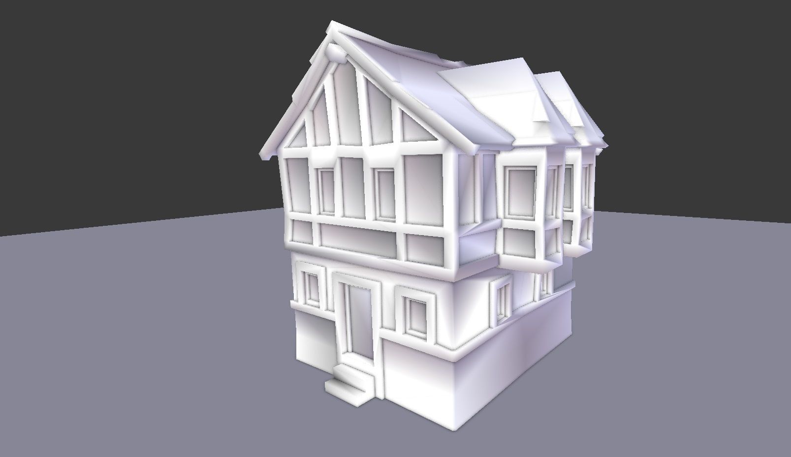 Medieval Town Builder Low-poly 3D model_20
